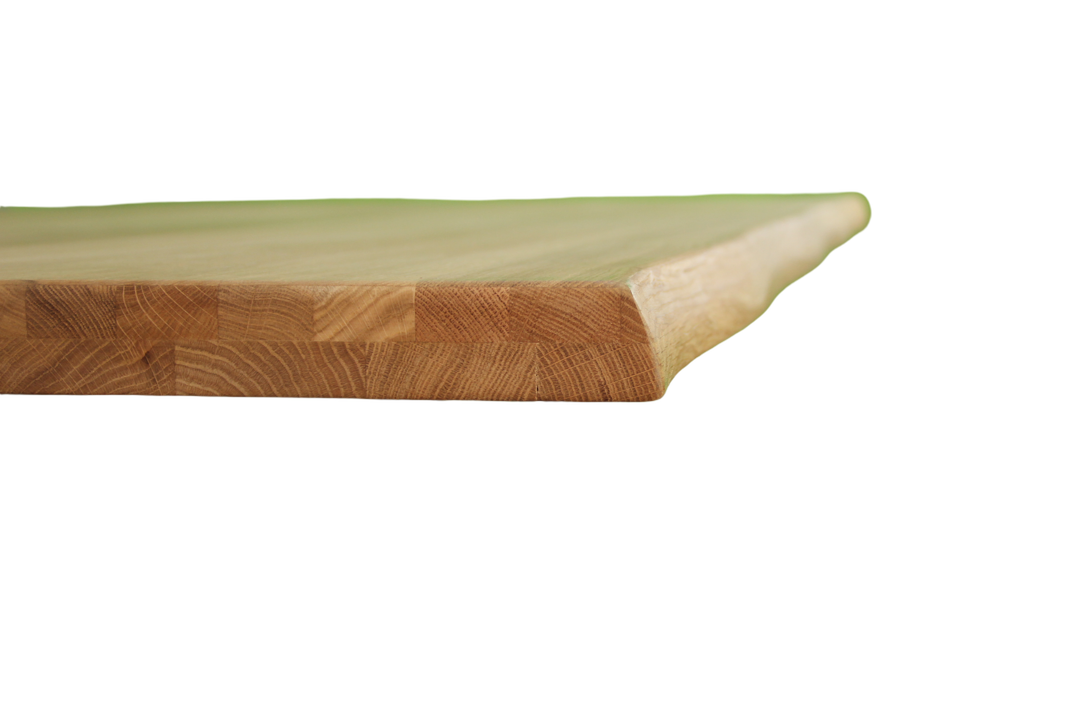 Eiche - Esstisch mit Baumkante - Spider - Gestell in Schwarz | Unikat