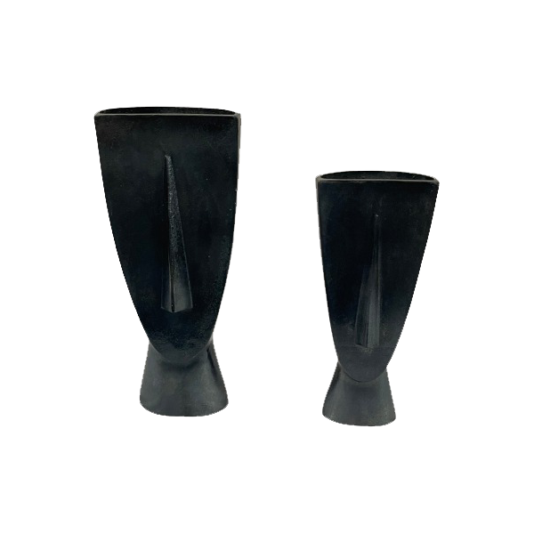 Vase Fin - Schwarz | Groß