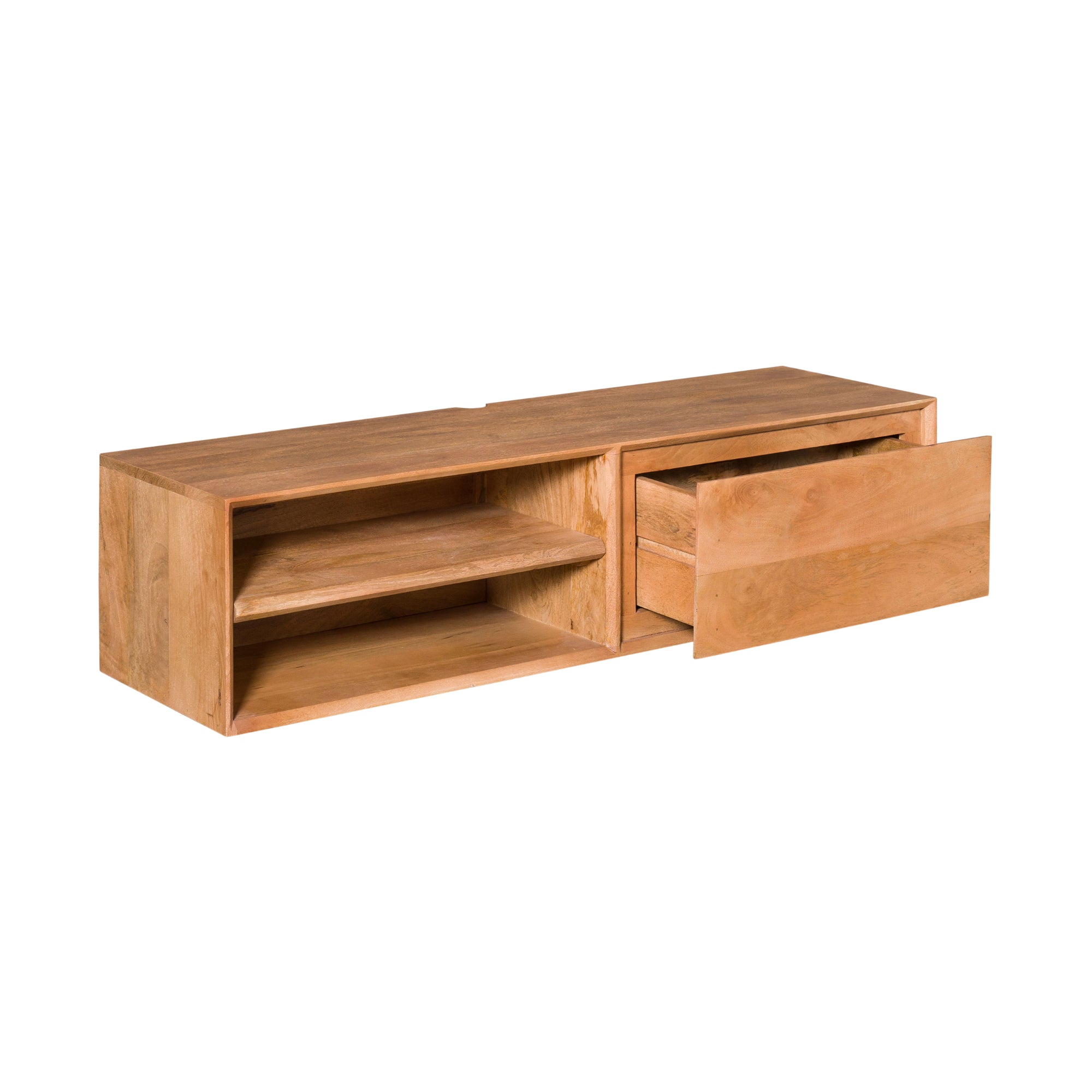 Schwebendes TV-Möbel Ambiance Natur | 120 cm