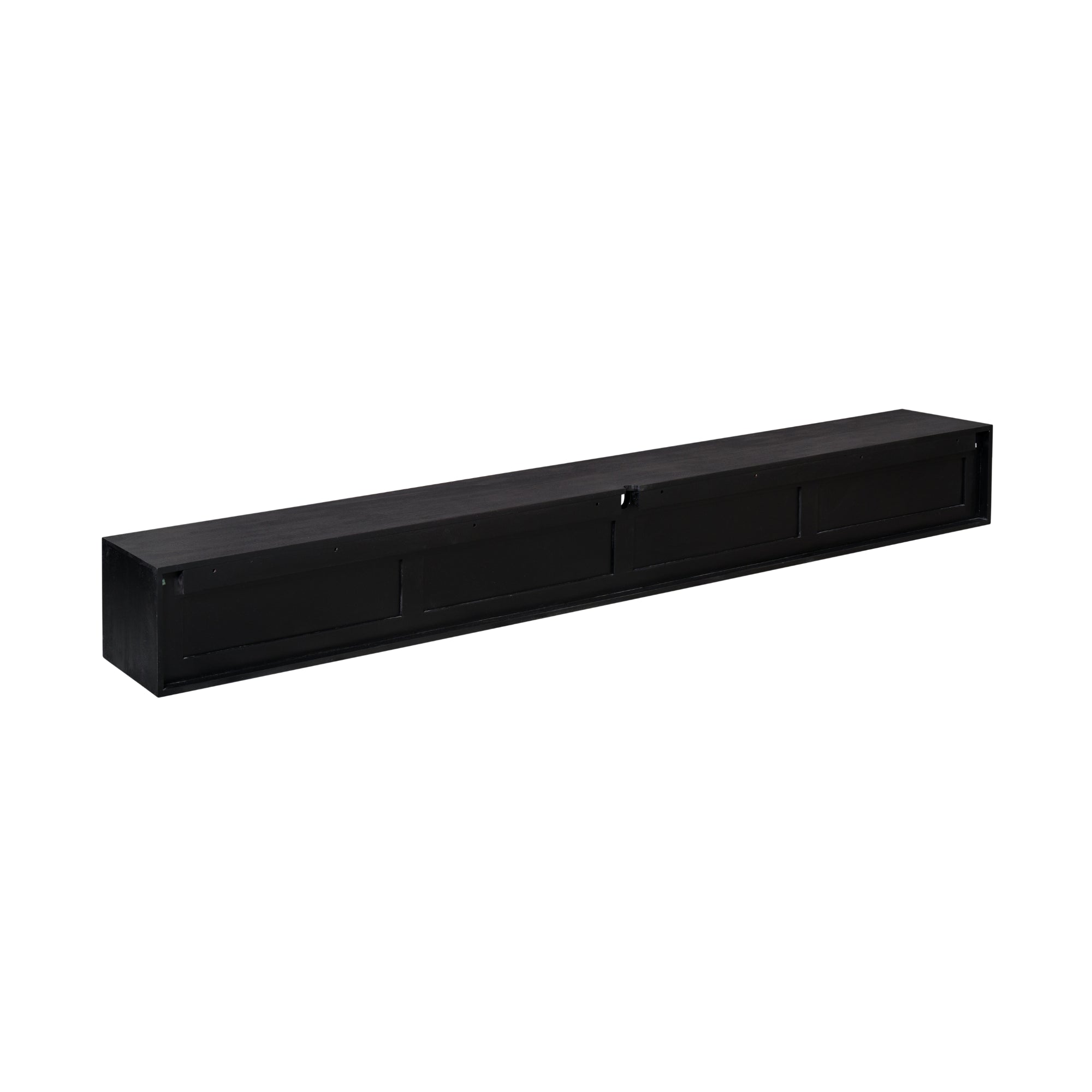 Schwebendes TV-Möbel Ambiance Schwarz | 280 cm