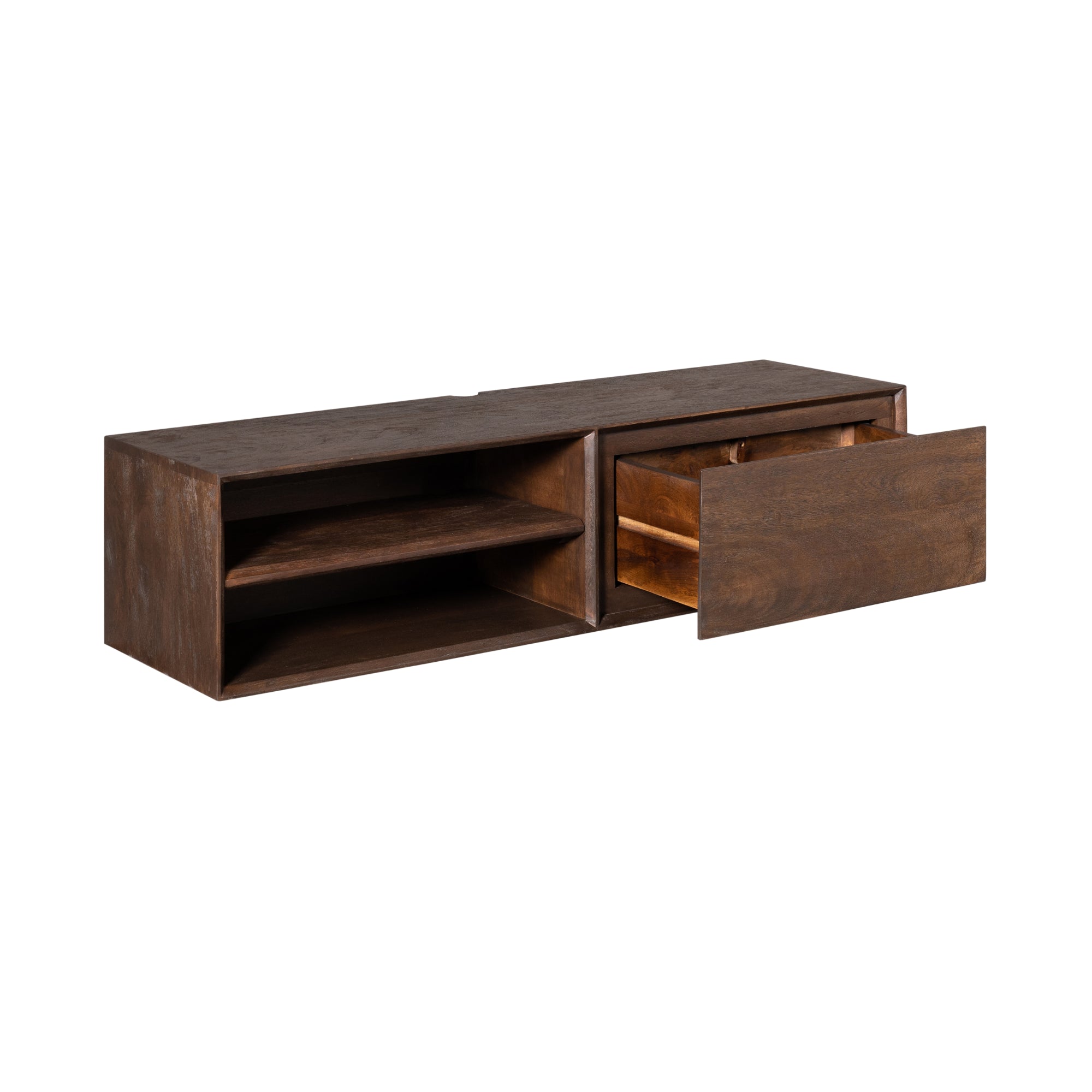 Schwebendes TV-Möbel Ambiance Brown | 120 cm
