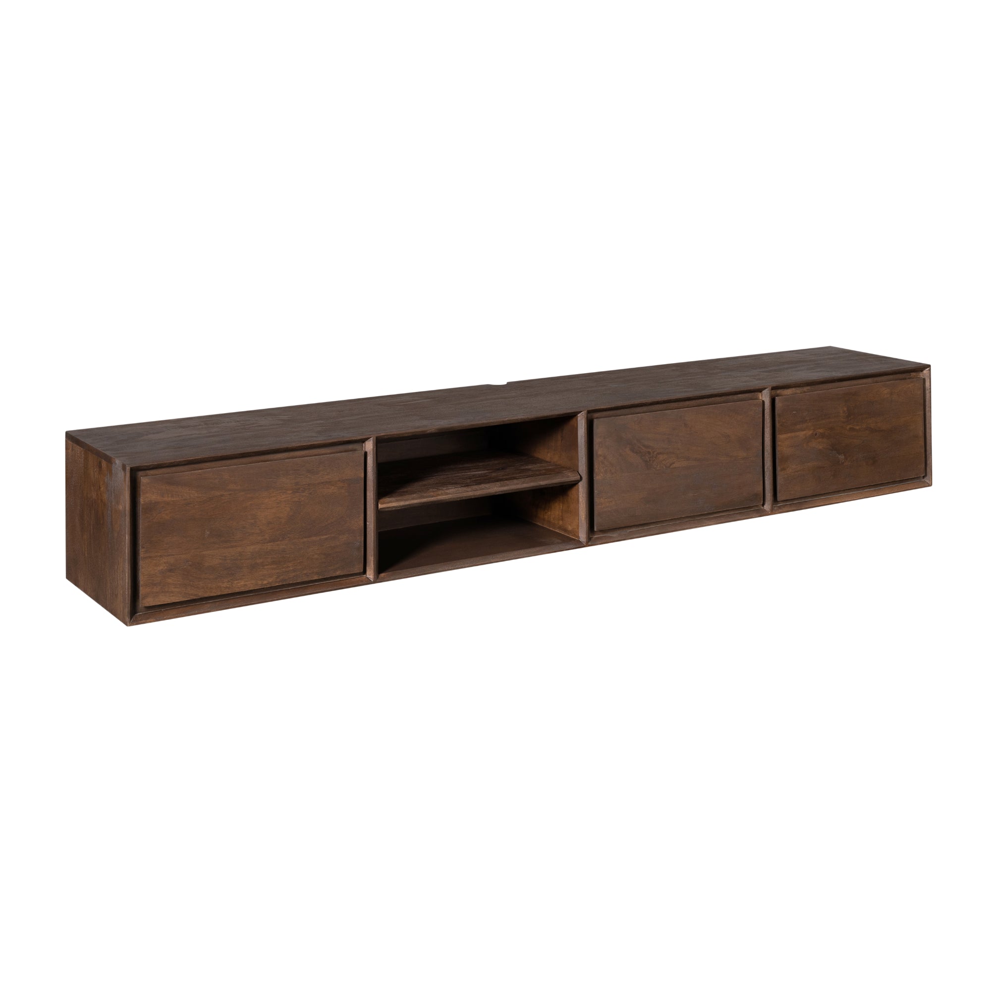 Schwebendes TV-Möbel Ambiance Brown | 200 cm