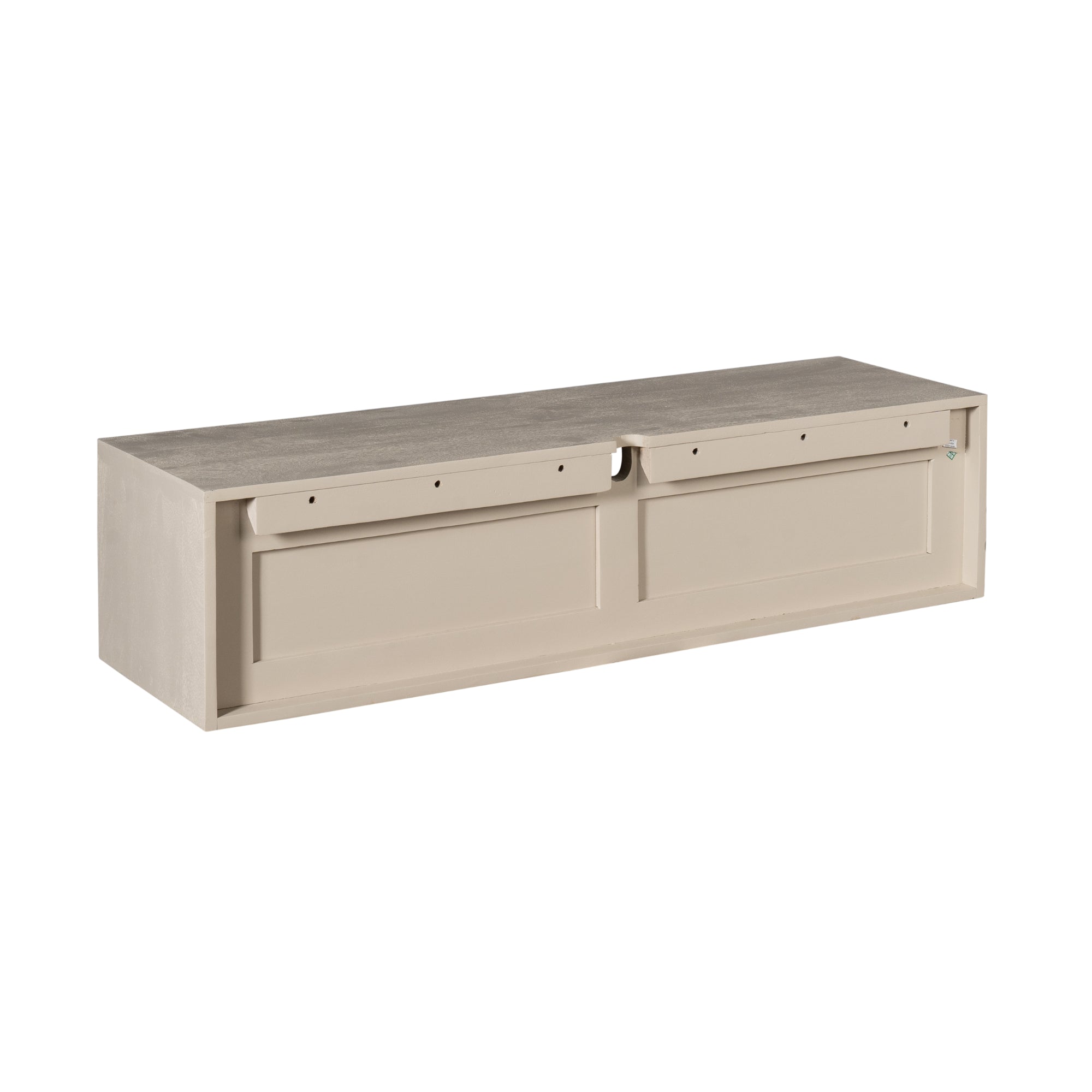 Schwebendes TV-Möbel Ambiance Sand | 120 cm