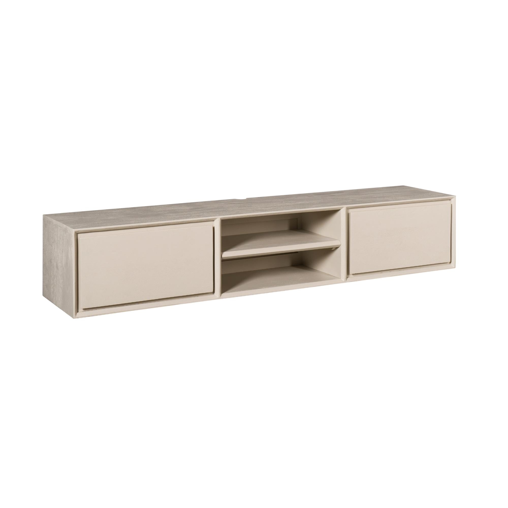Schwebendes TV-Möbel Ambiance Sand | 160 cm