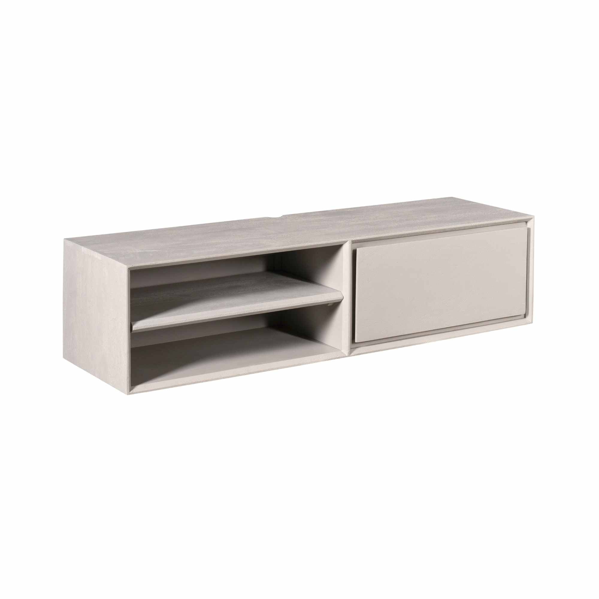 Schwebendes TV-Möbel Ambiance Taupe | 120 cm