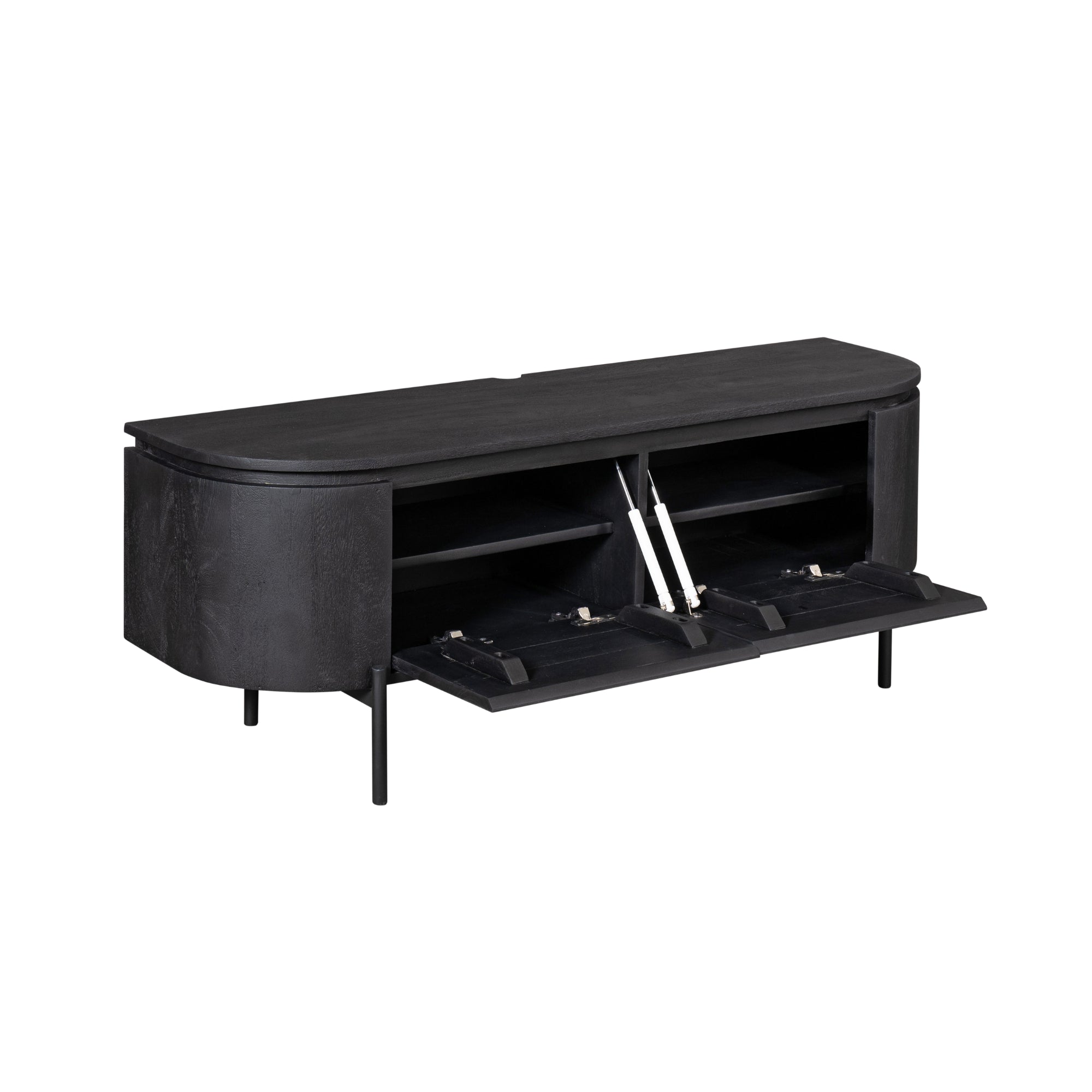 TV-Möbel Excellent Schwarz | 120 cm