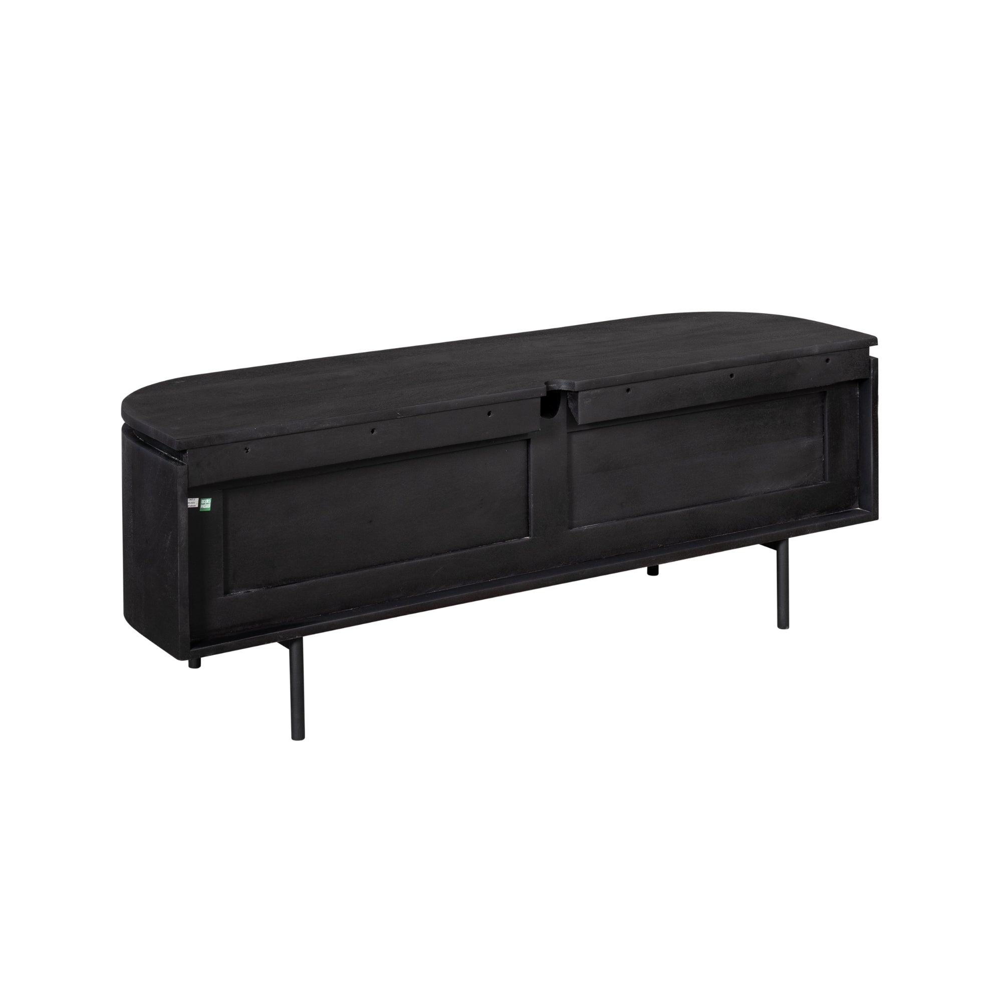 TV-Möbel Excellent Schwarz | 120 cm