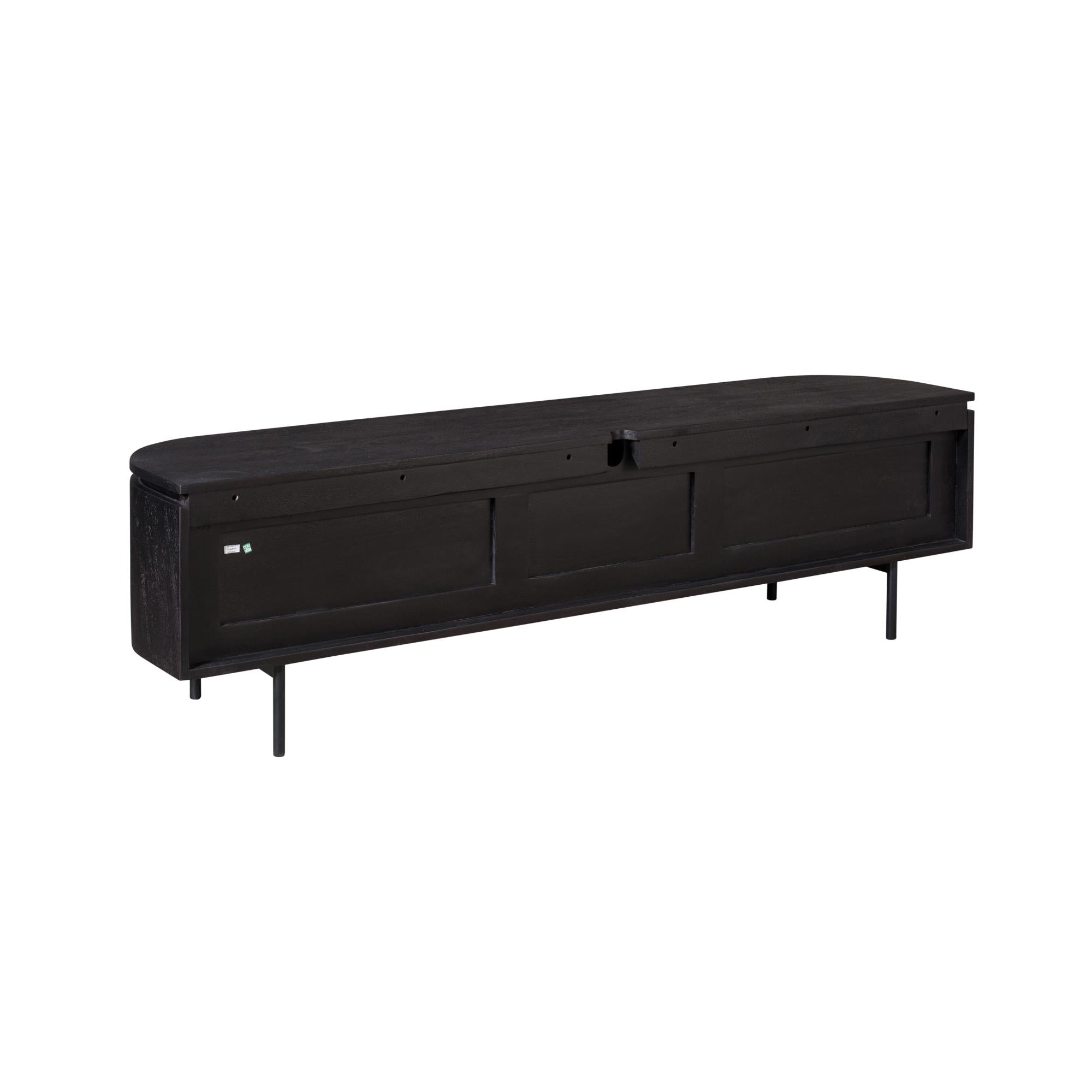TV-Board Excellent Schwarz | 160 cm