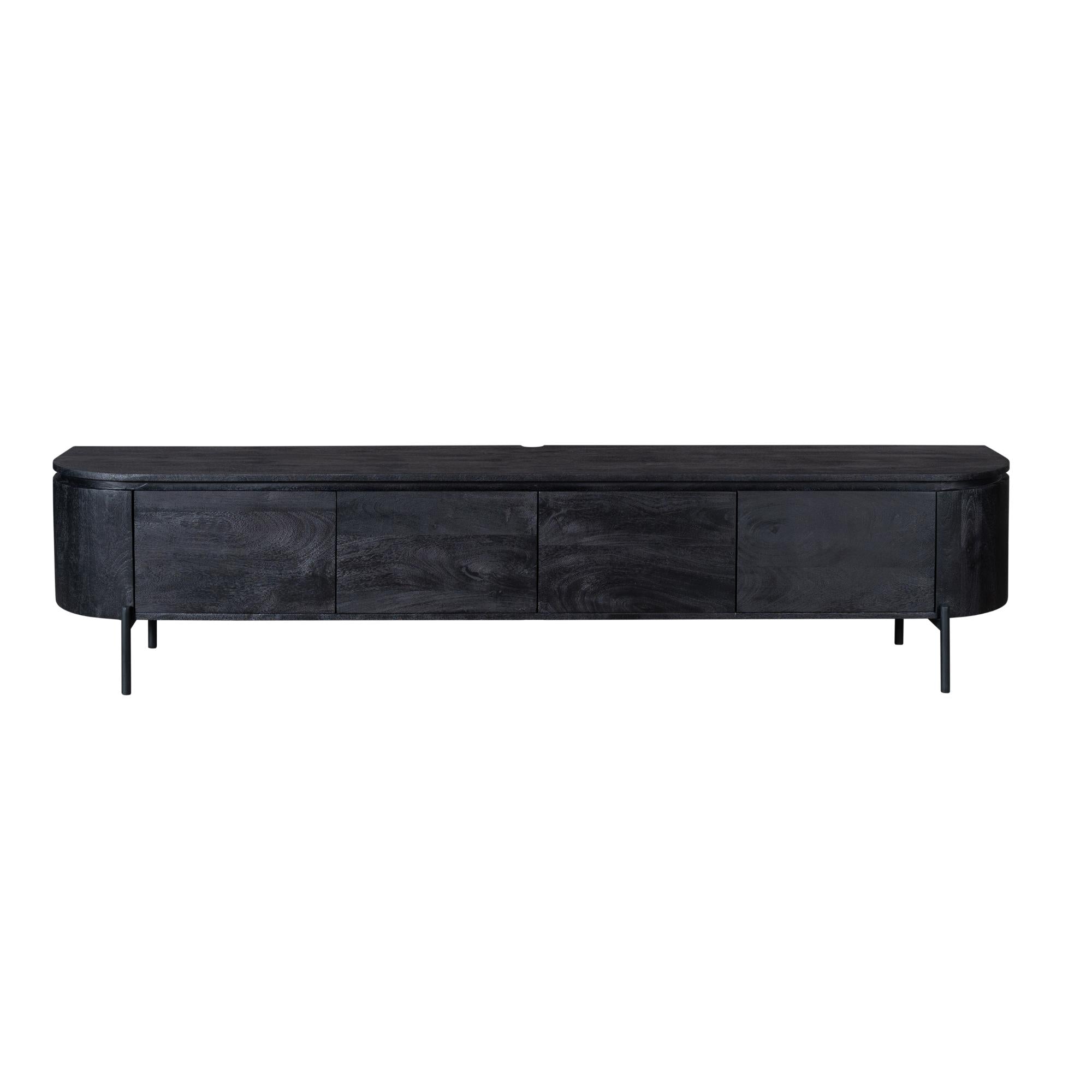 TV-Möbel Excellent Schwarz | 200 cm
