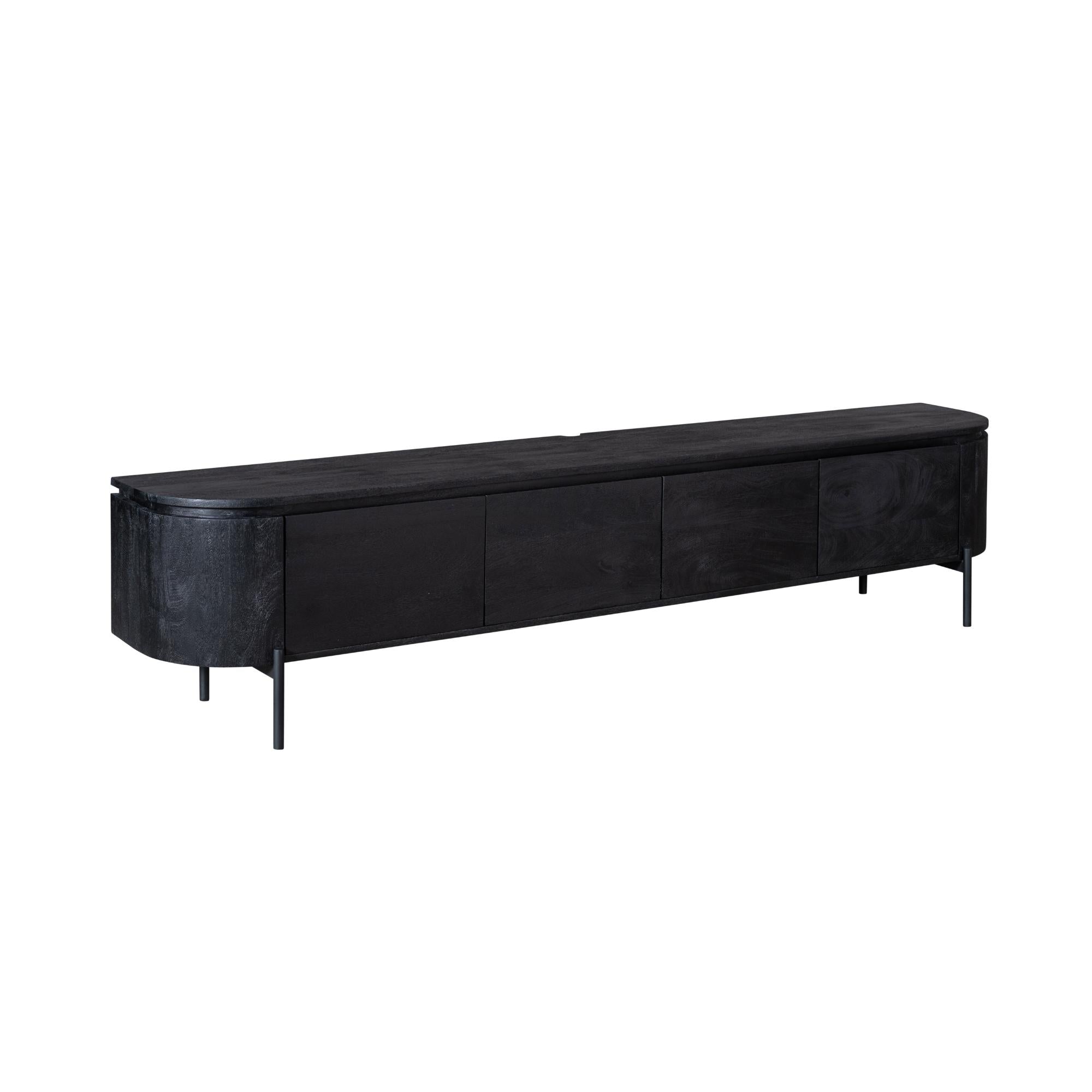 TV-Möbel Excellent Schwarz | 200 cm