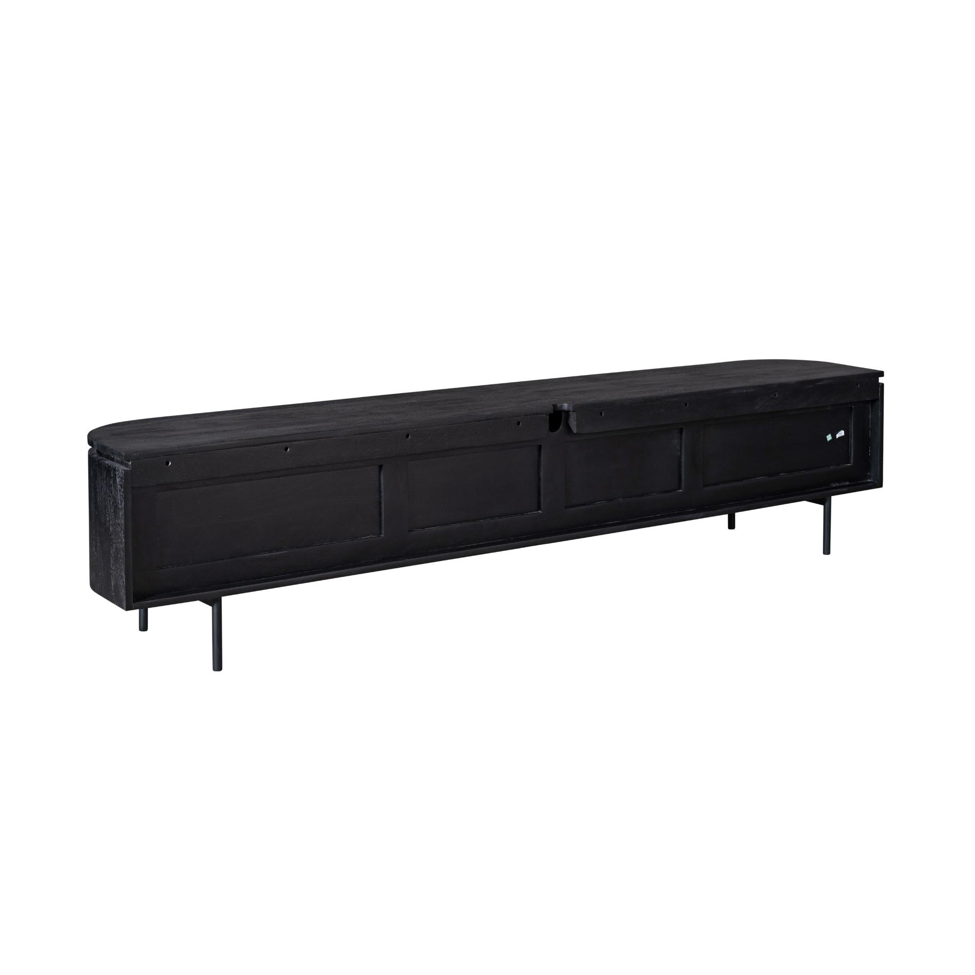 TV-Möbel Excellent Schwarz | 200 cm