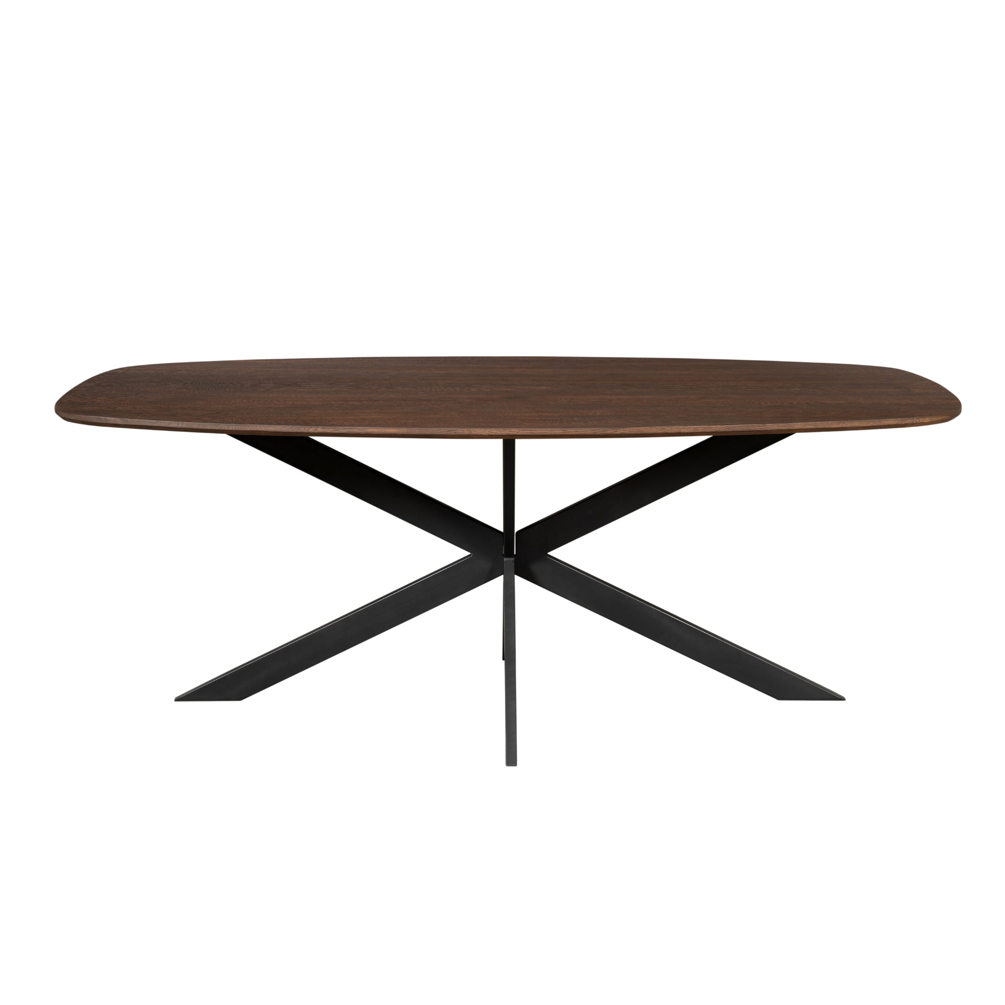 Eichen Esstisch Evoque | Dänisch Oval 180 cm | Braun