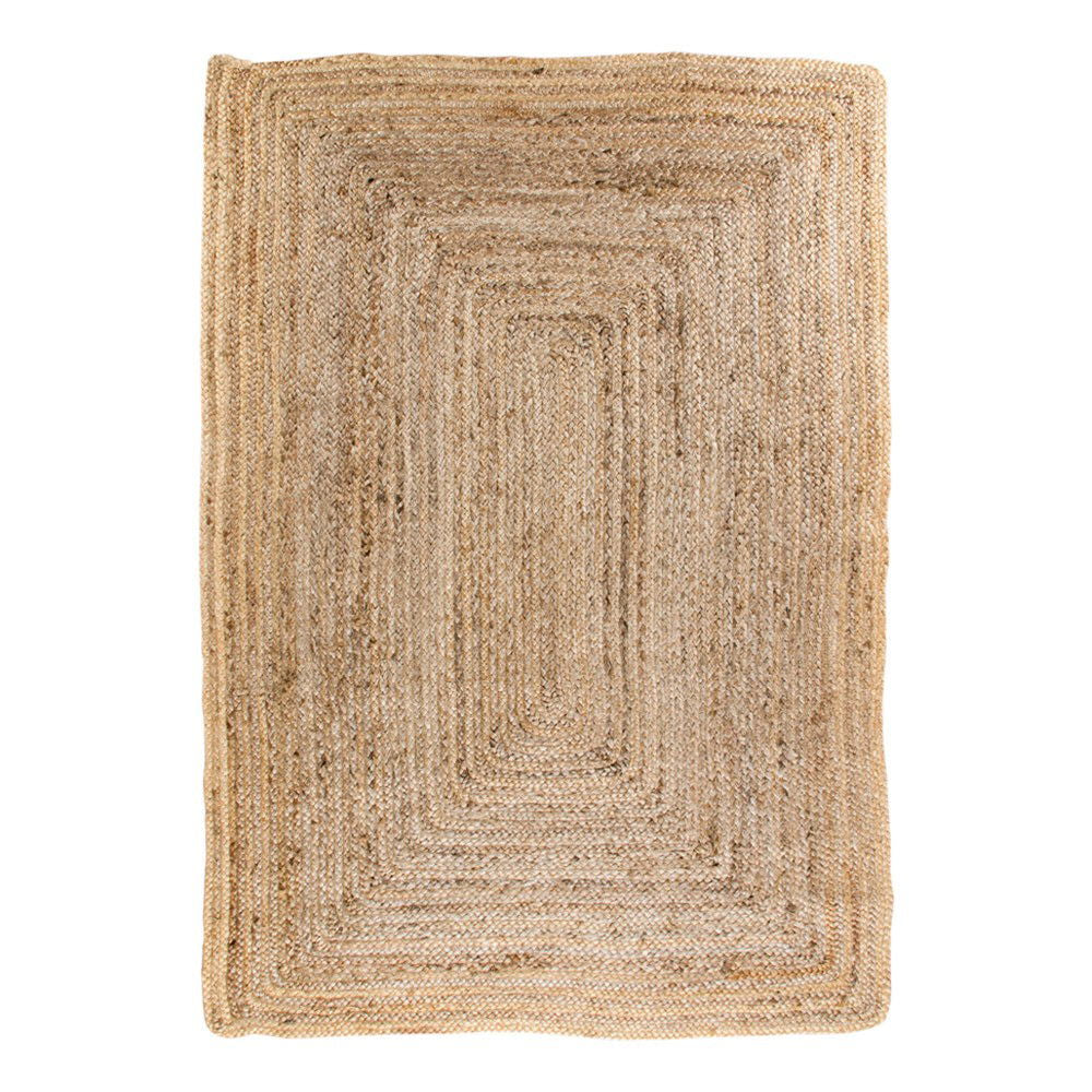 Bombay-Teppich - Teppich aus geflochtenem Jute, Natur, 180x240 cm