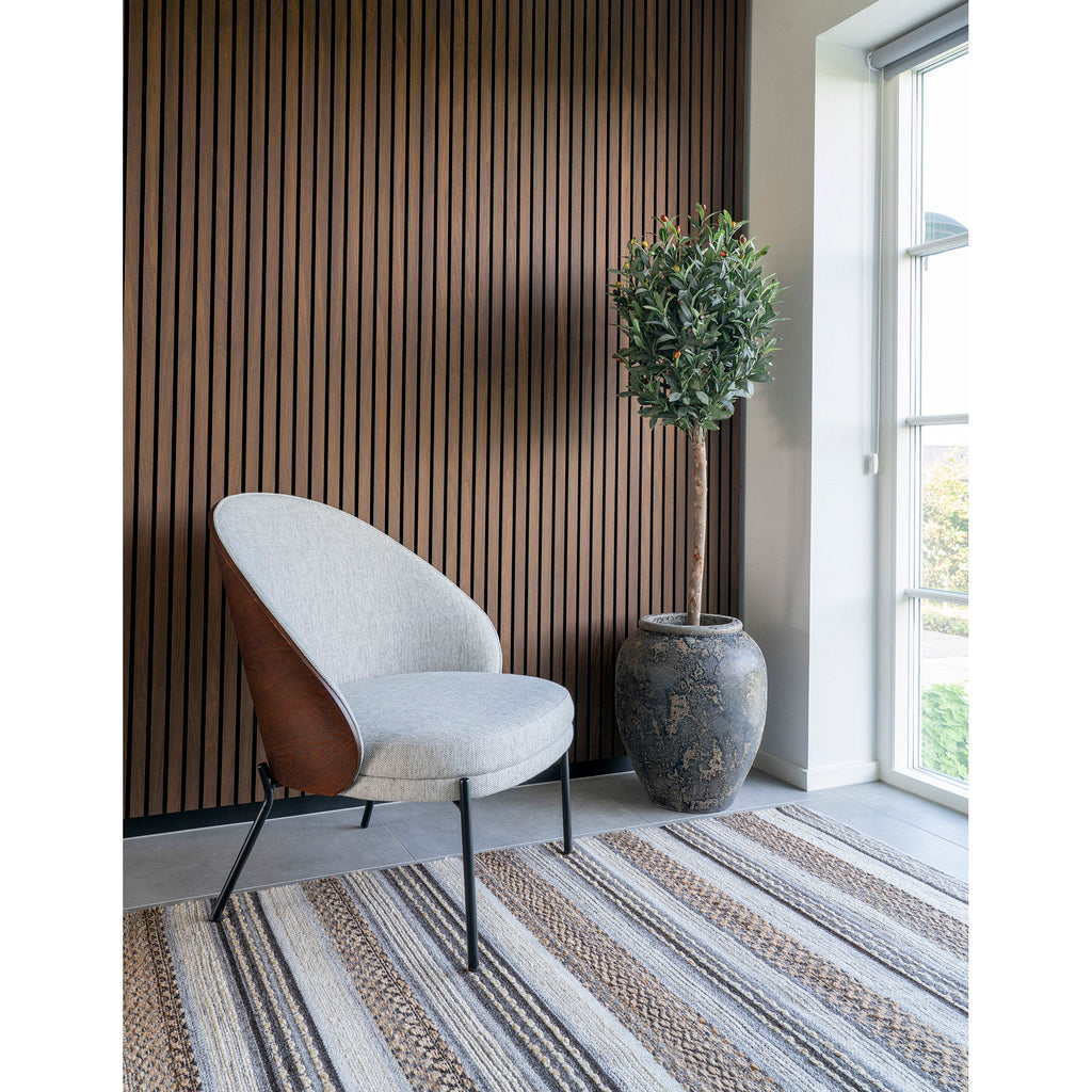 Mehrna Rug - Teppich, handgewebt, Natur/Grau, 160x230 cm