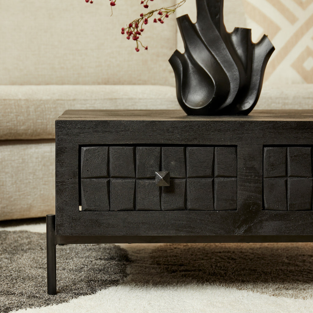 Salontisch Brandy Black | 80x80 cm