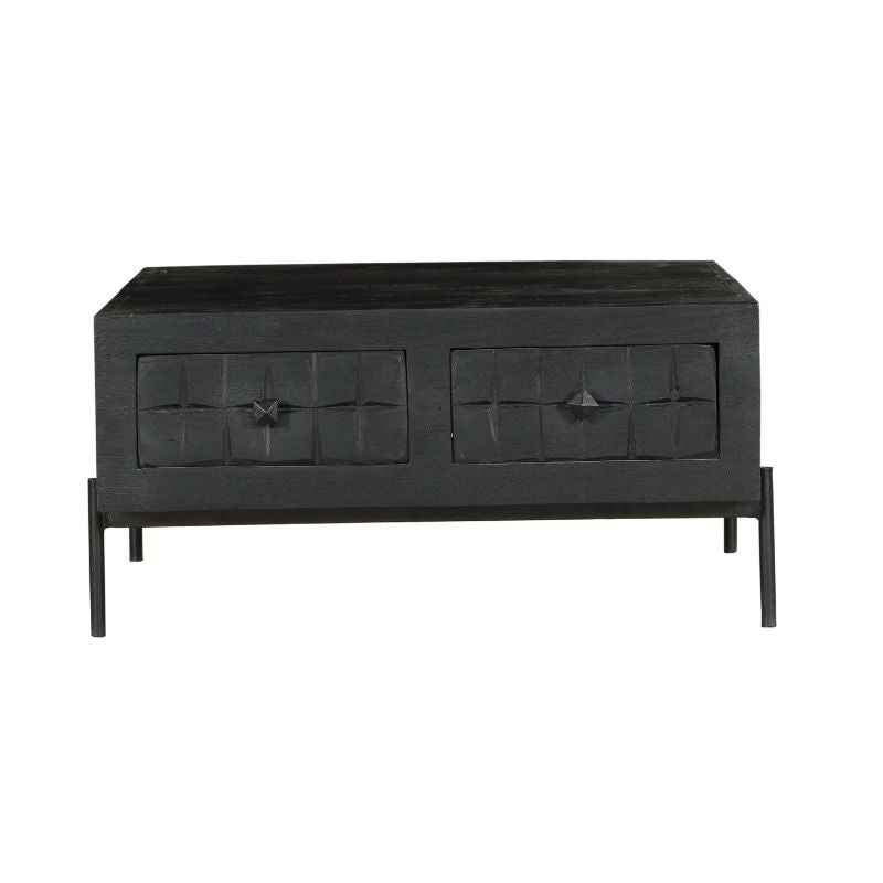 Salontisch Brandy Black | 80x80 cm