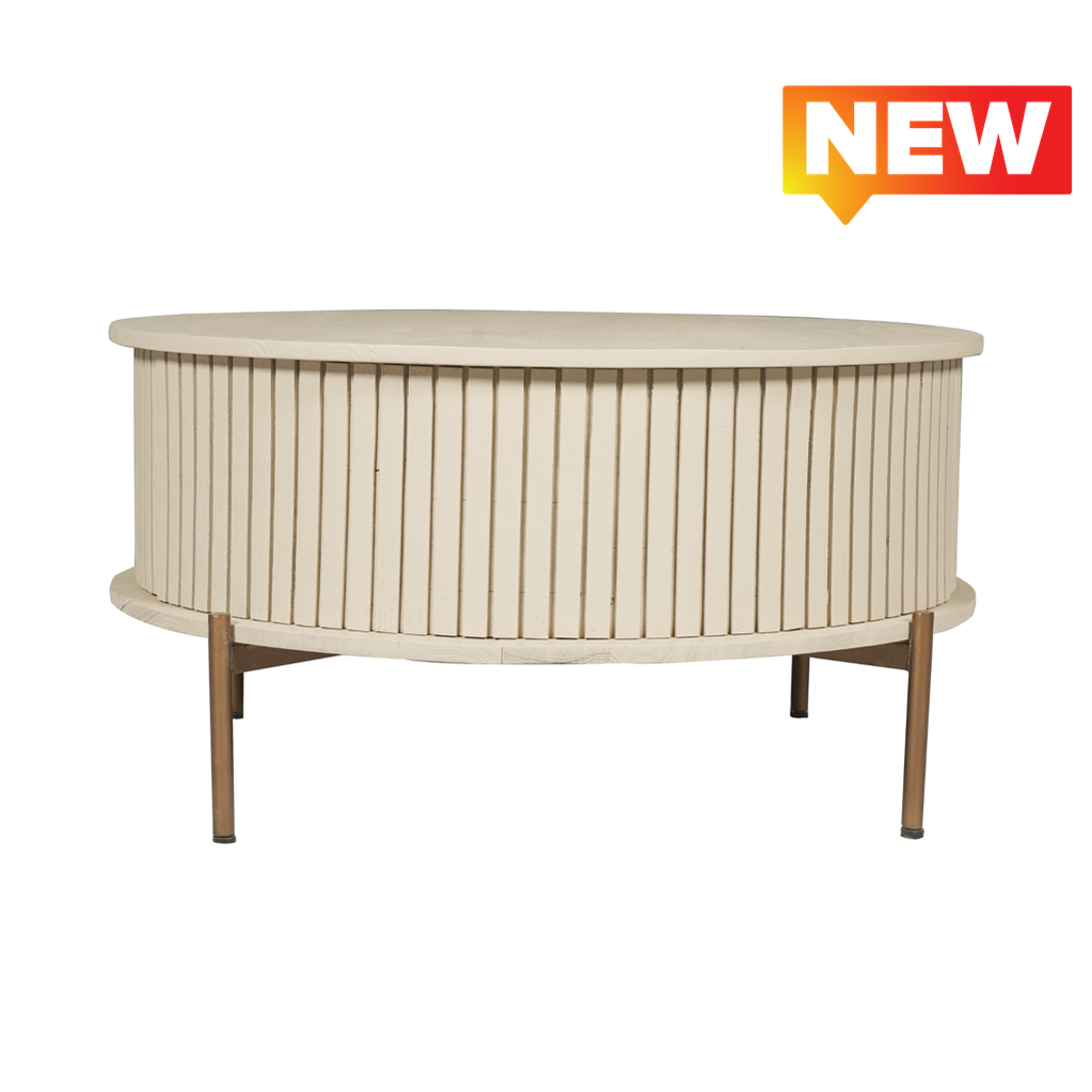 Couchtisch Madison Sand | 80 cm | Rund