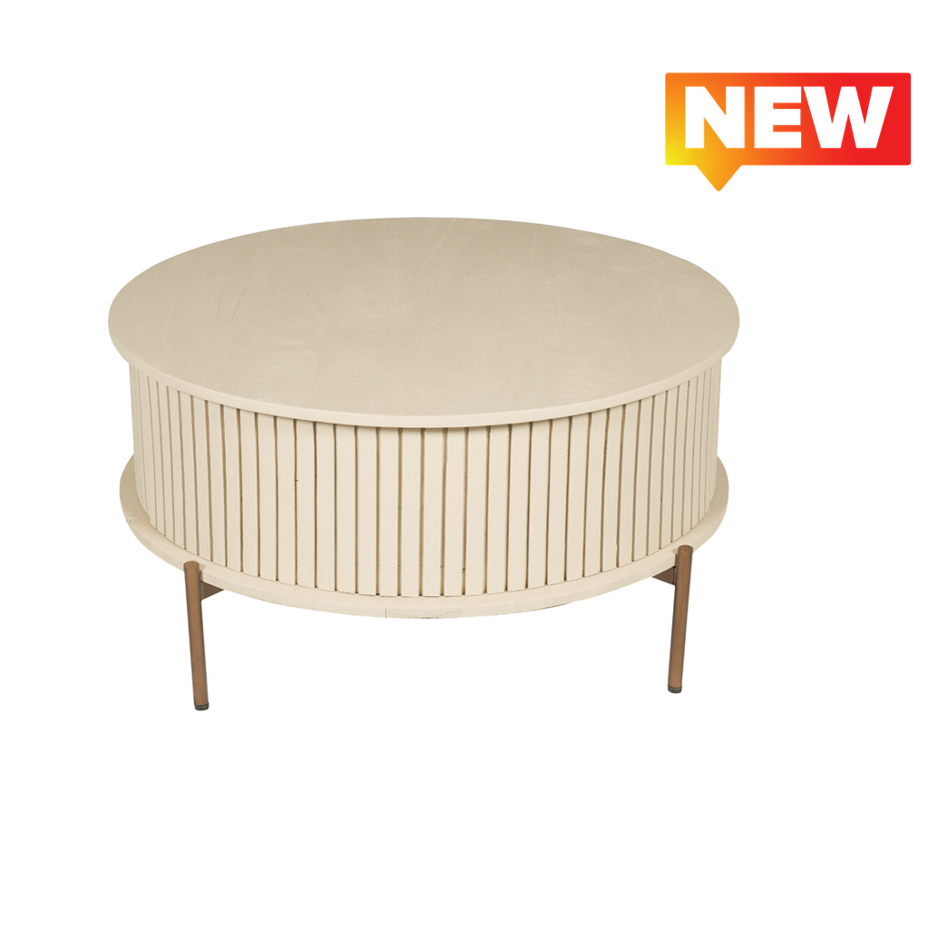 Couchtisch Madison Sand | 80 cm | Rund