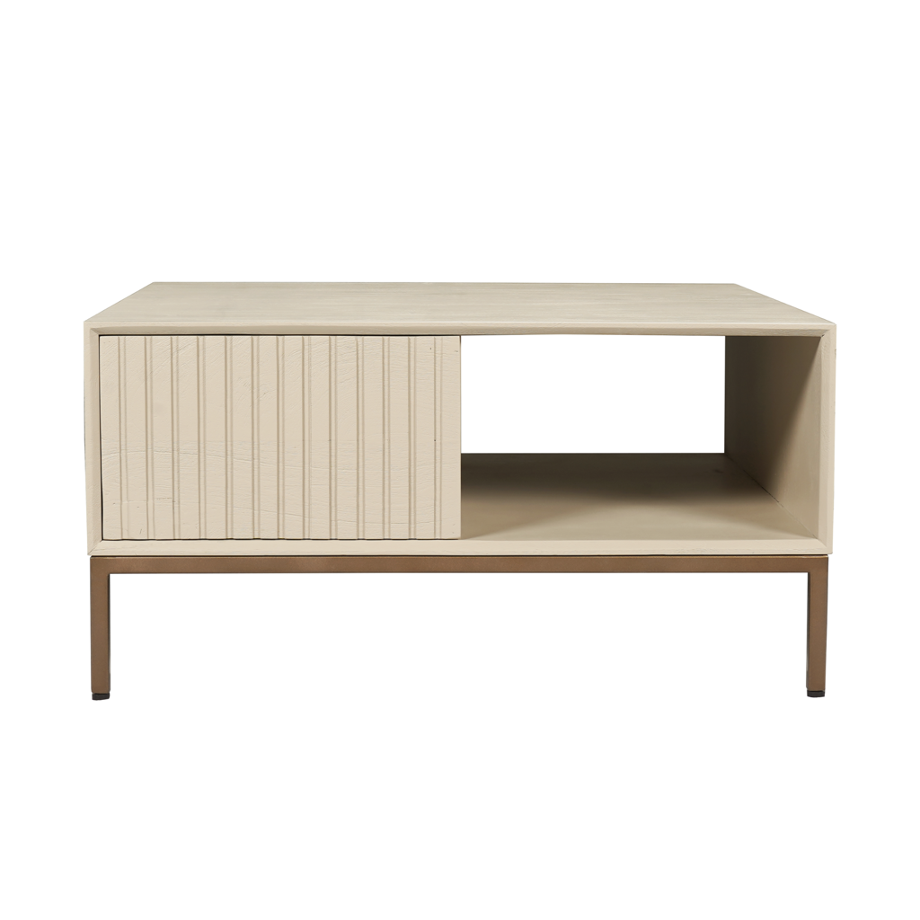 Couchtisch Madison Sand | 80 cm | Quadratisch