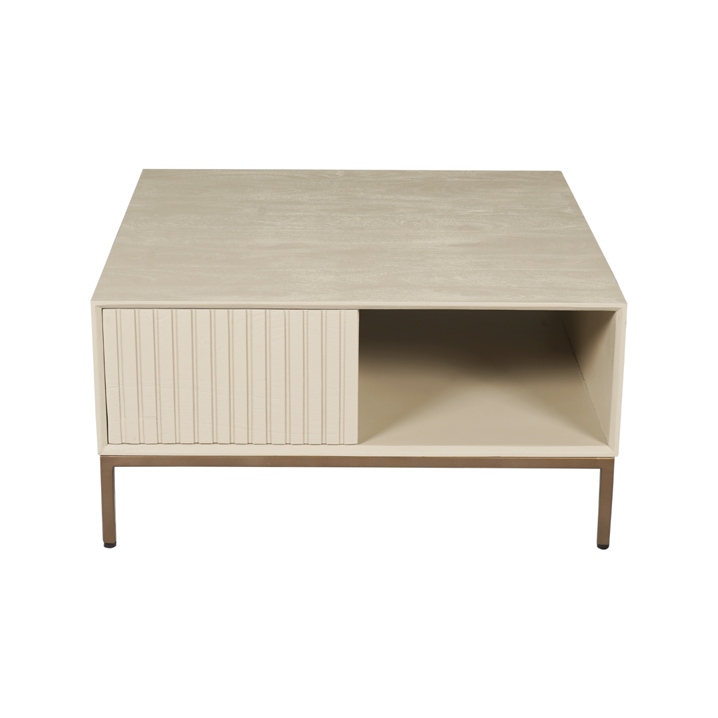 Couchtisch Madison Sand | 80 cm | Quadratisch