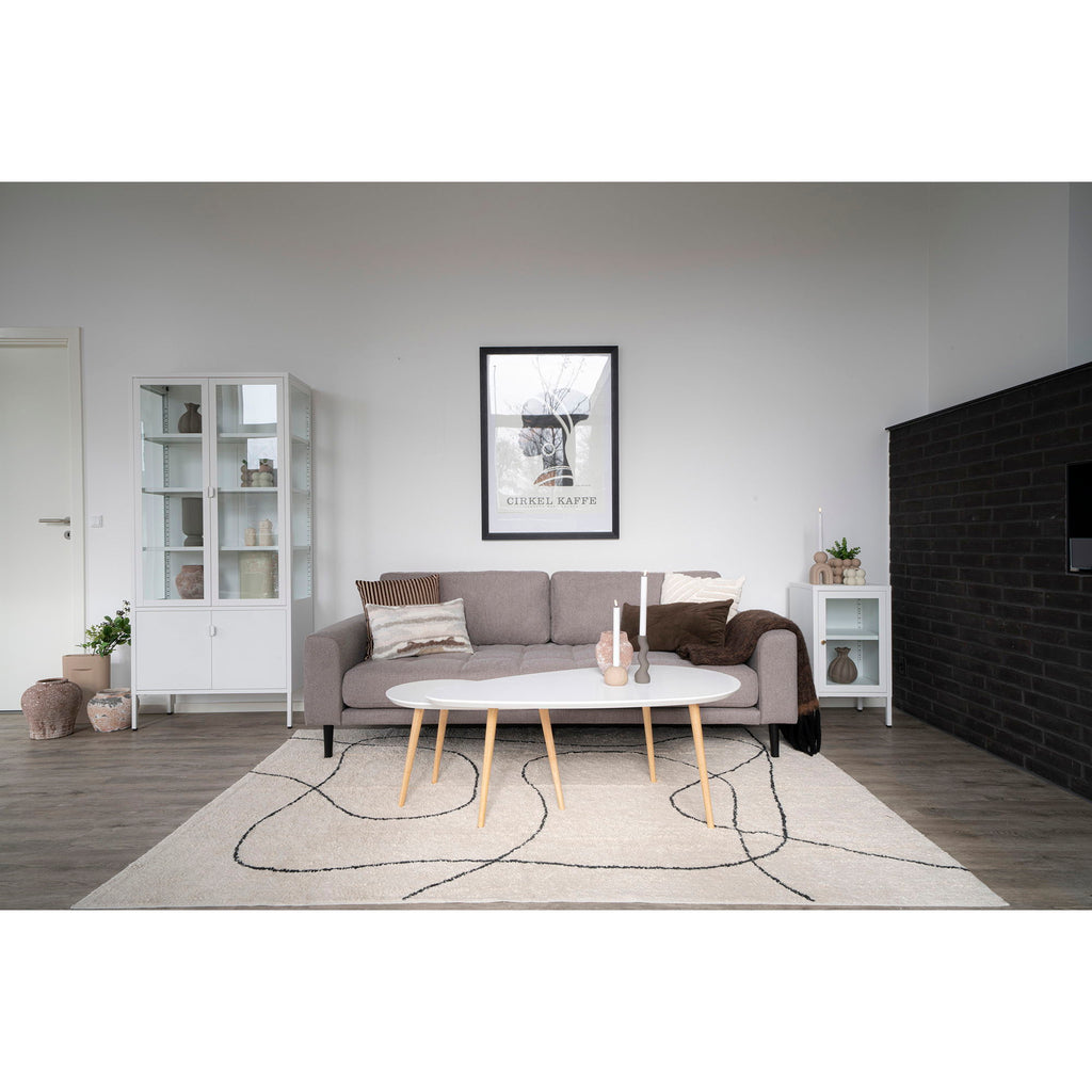 Tampa Teppich - Teppich aus Naturbaumwolle mit Druck 160x230 cm
