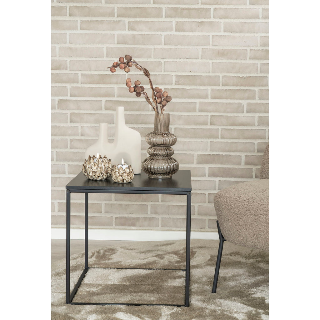 Vase - Vase aus Sandkeramik mit zwei Öffnungen 8x23,5x27 cm.