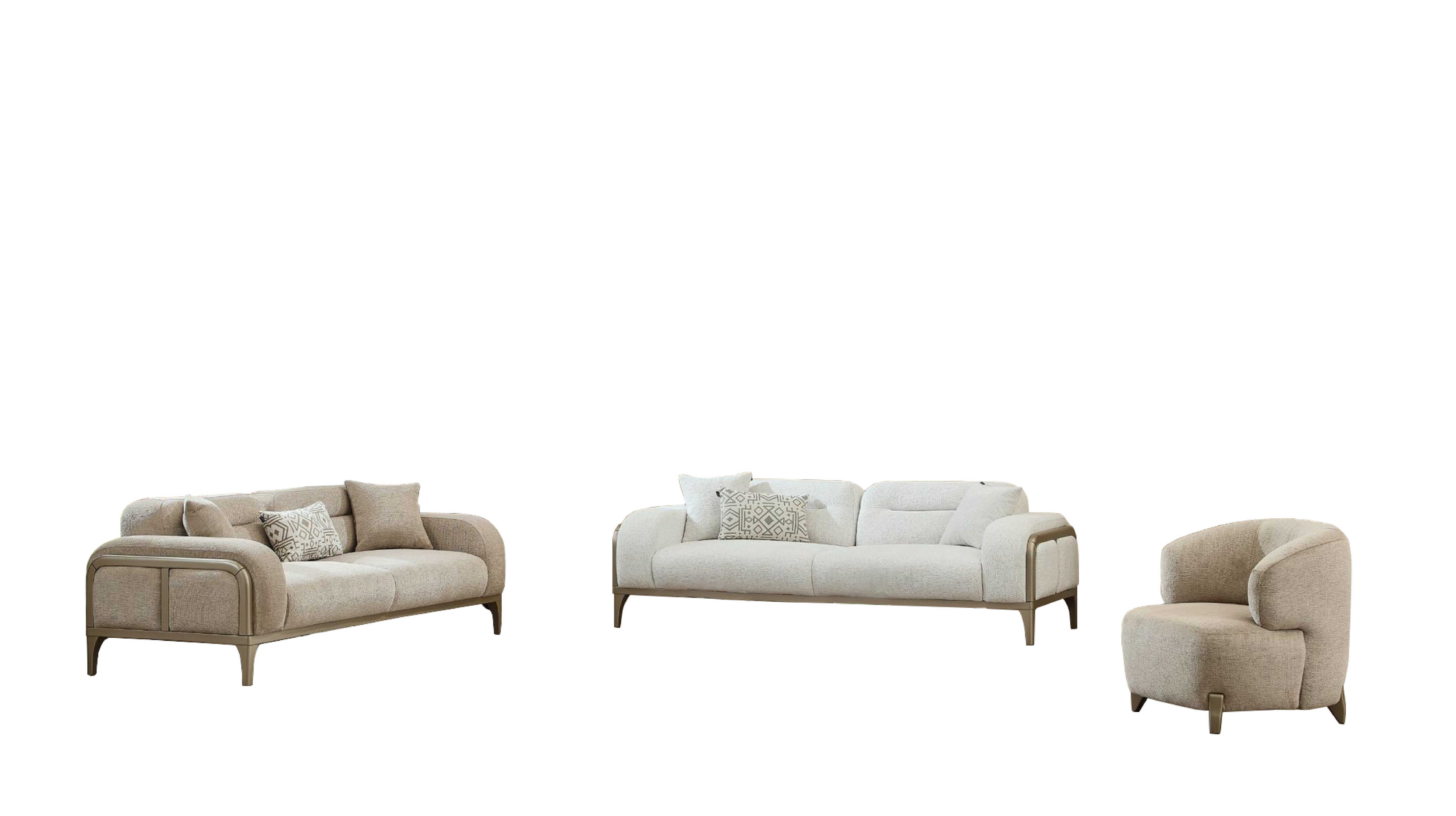 Nora Sofa Handarbeit Massivholz Hochwertiger Stoff