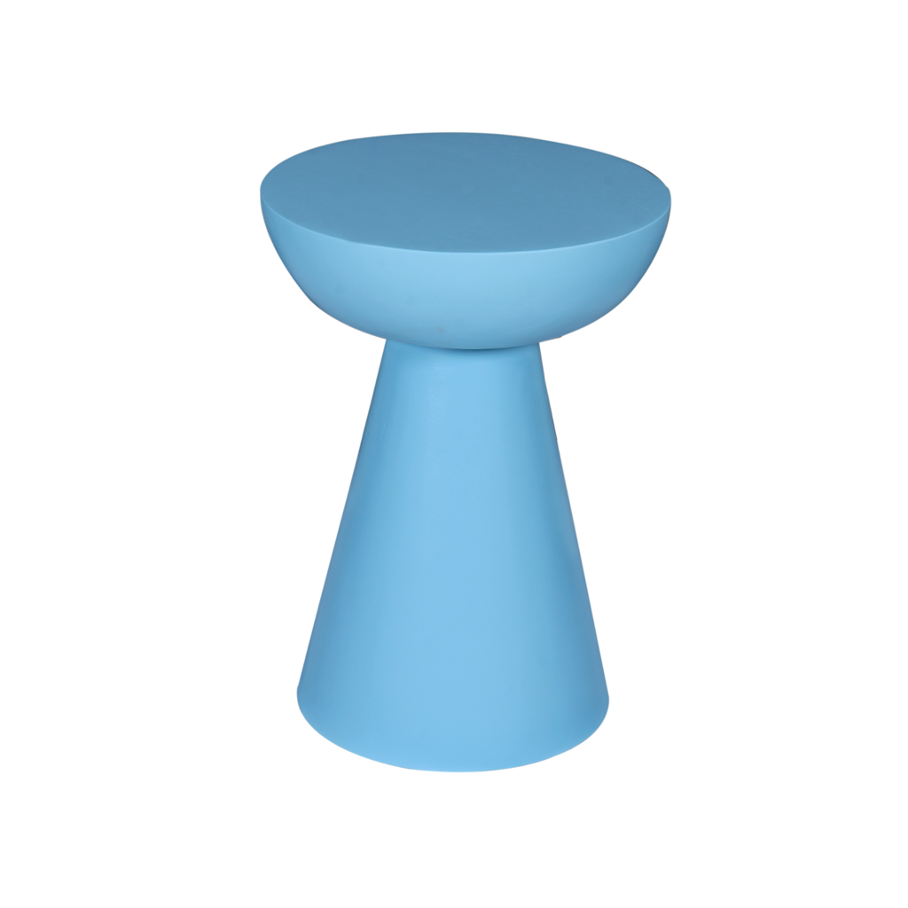 Beistelltisch Nilo Blau – Massives Mangoholz, individuelles Design, 30x30x42 cm