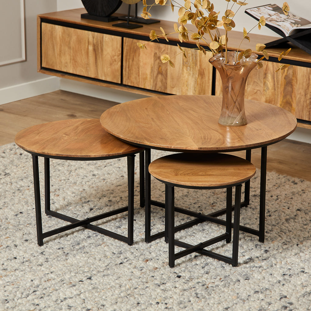 Couchtisch RichWood | Set aus 3