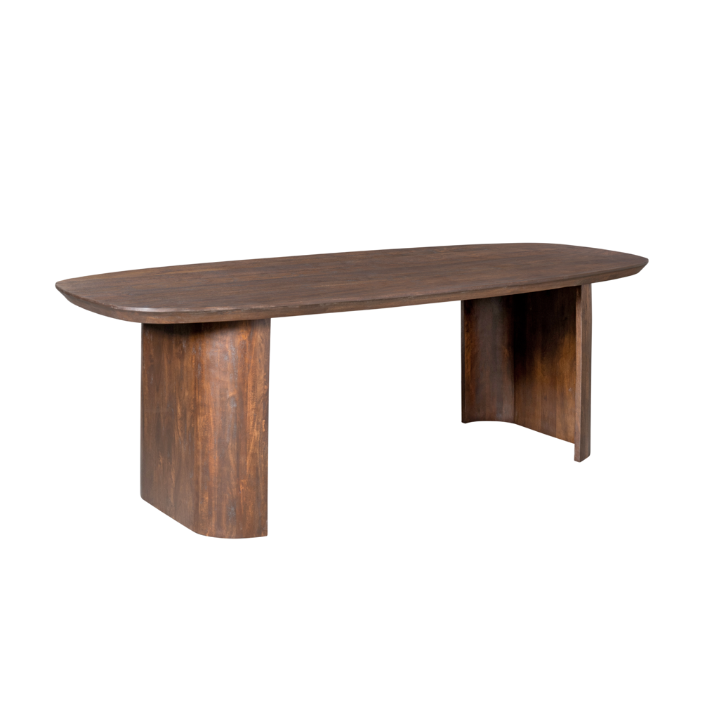 Esstisch Lunero – Massives Mangoholz Braun, 300 x 100 x 76 cm