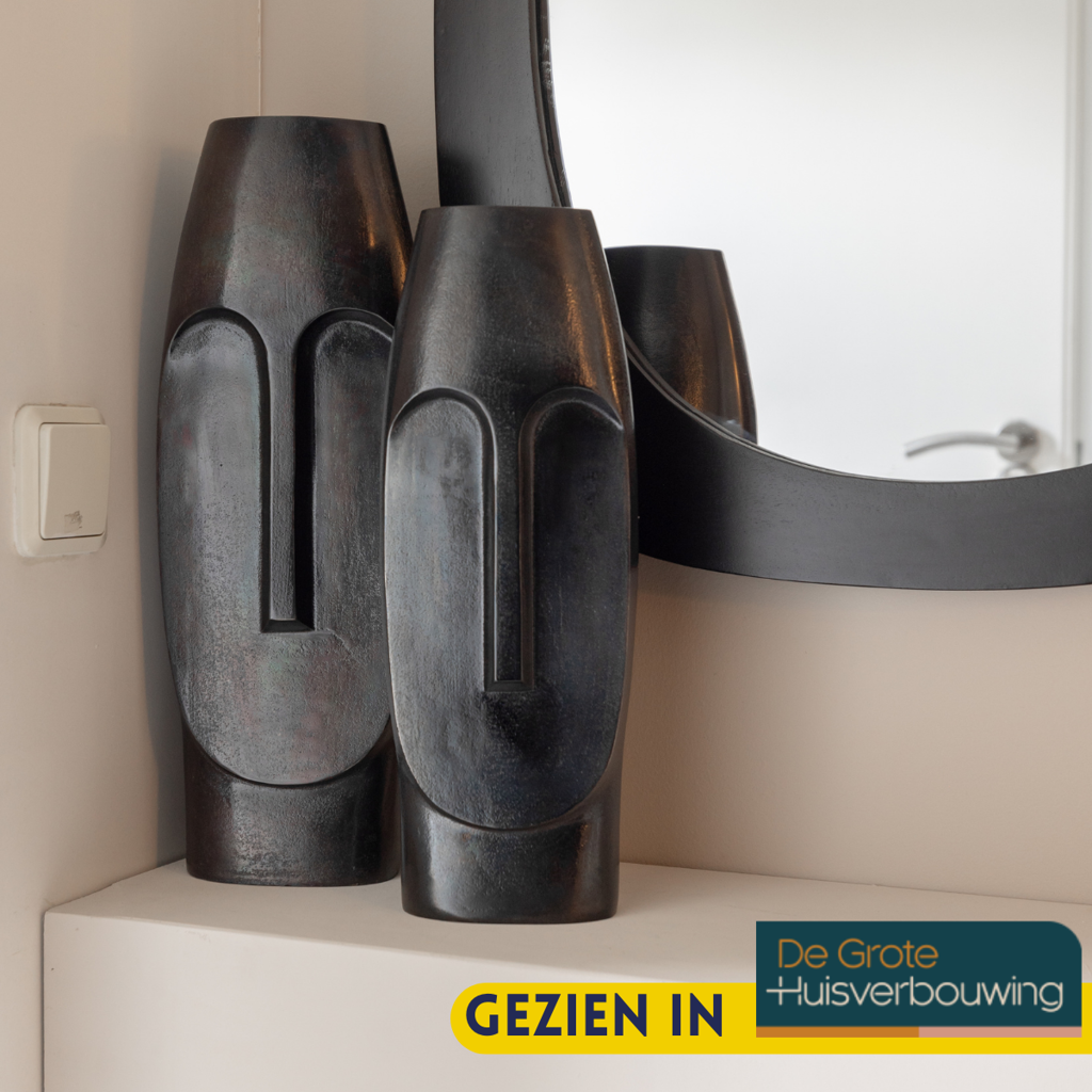 Vase Liv - Schwarz | Groß