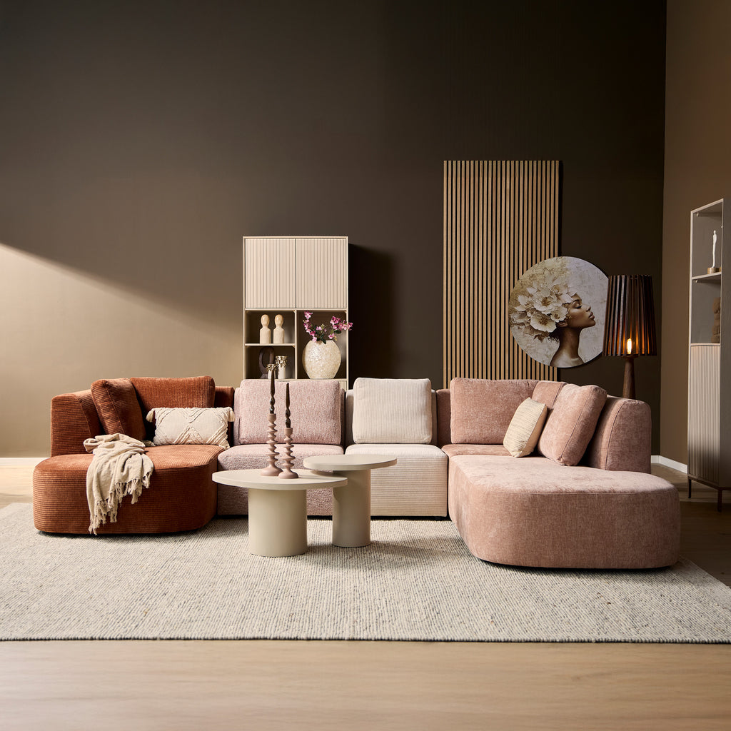MeinLieblingsplatz Modular U-Sofa – stilvolles, großzügiges Sofa, 335 x 230 cm, farbenfroh & zeitgemäß