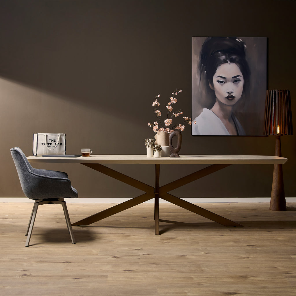 Esstisch Madison Sand | 280 cm | Dänisch Oval