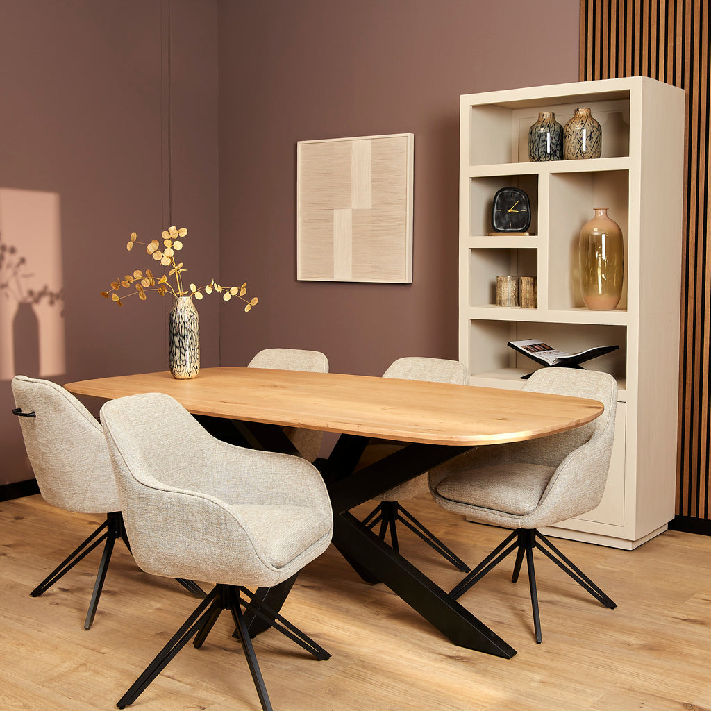 Esszimmerstuhl Jens | Beige (Set von 2)