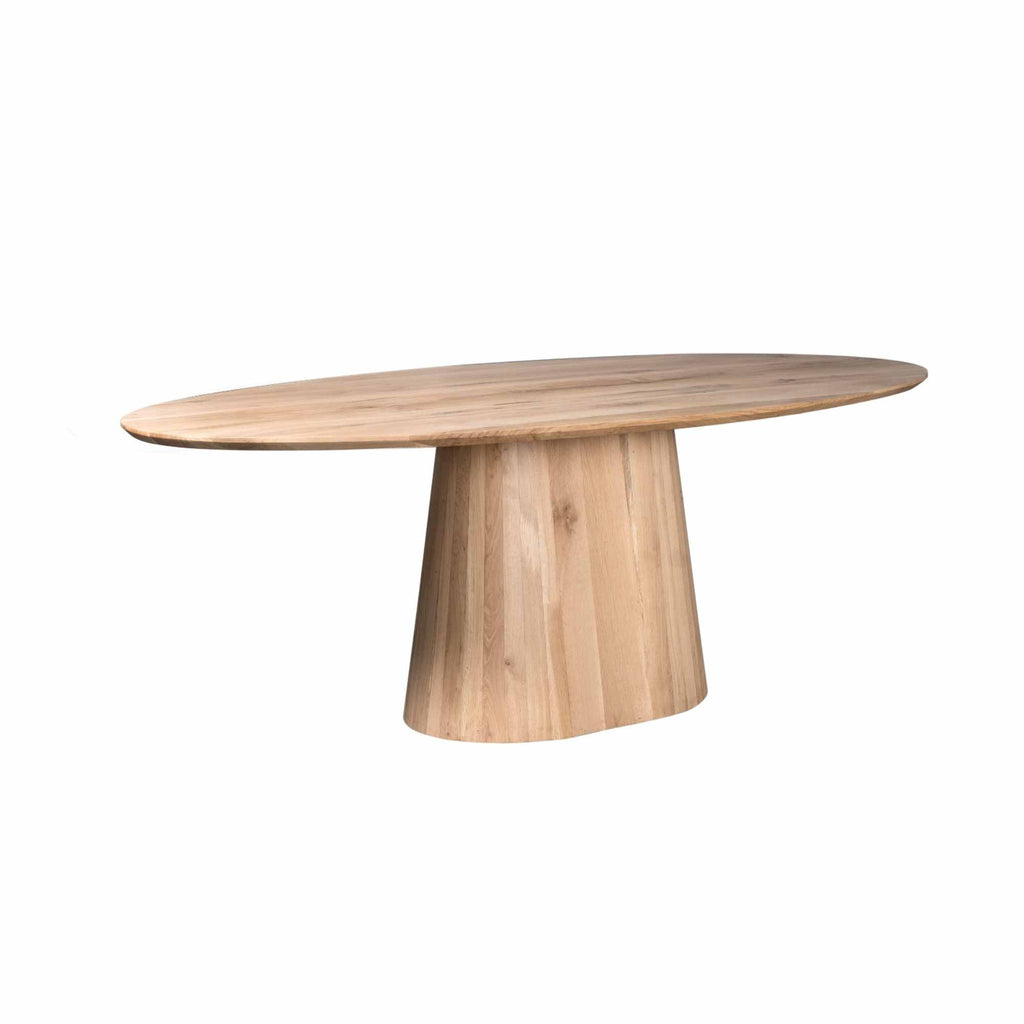 Ovaler Esstisch Verona – Natur-Eiche, 210 x 110 x 76 cm