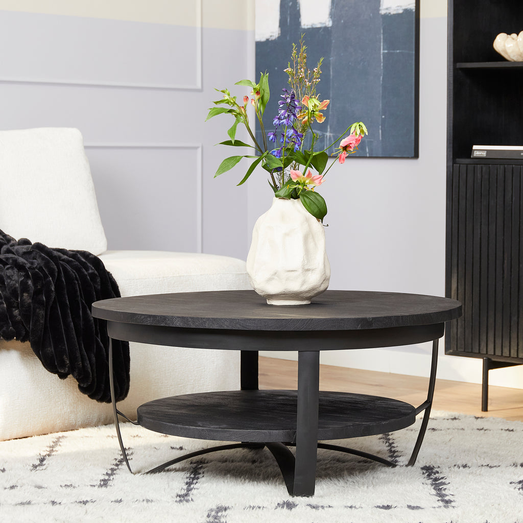 Couchtisch Paras Schwarz | 70 cm