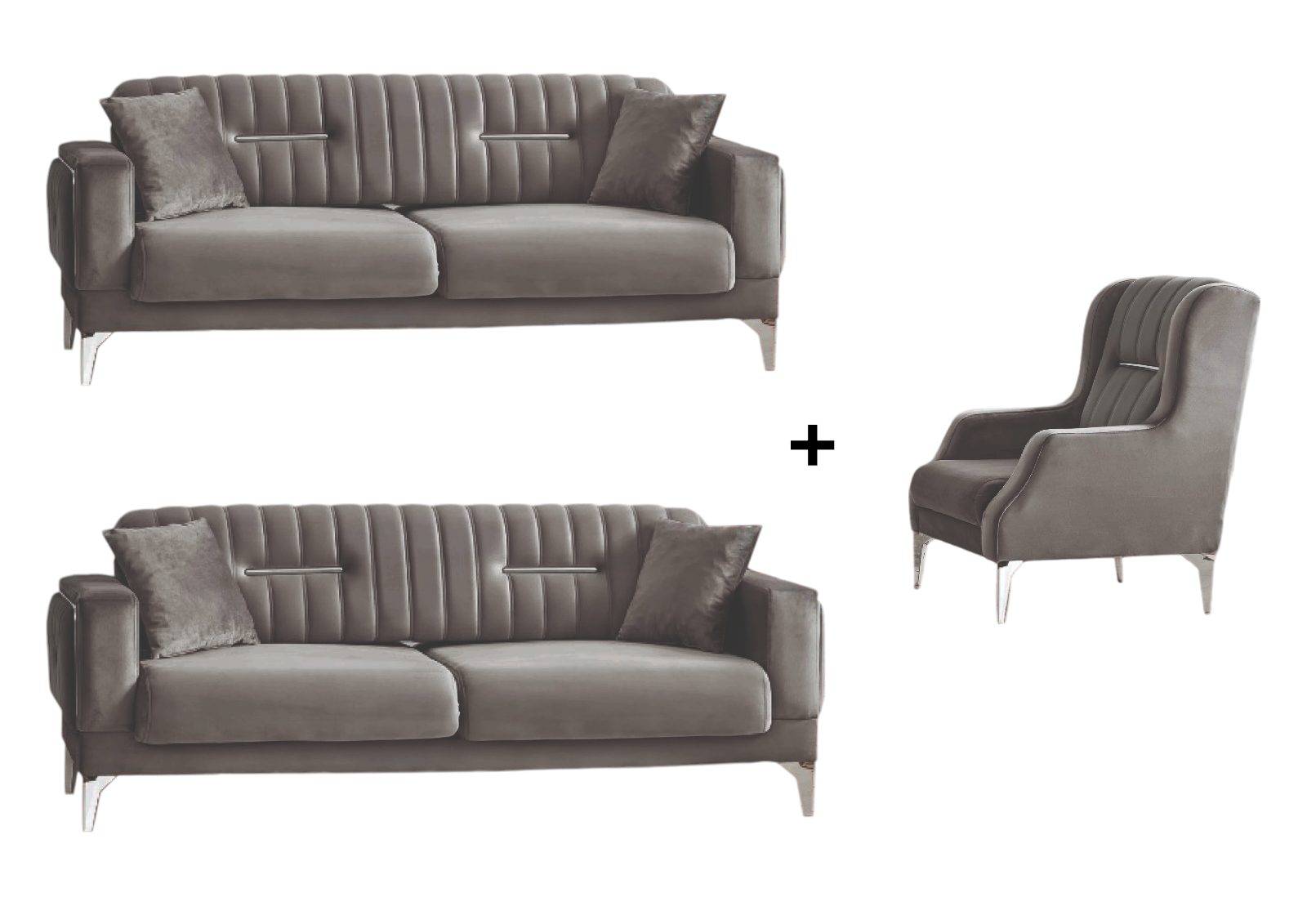 Pera Sofa Handmade Schlaffunktion Samtstoff