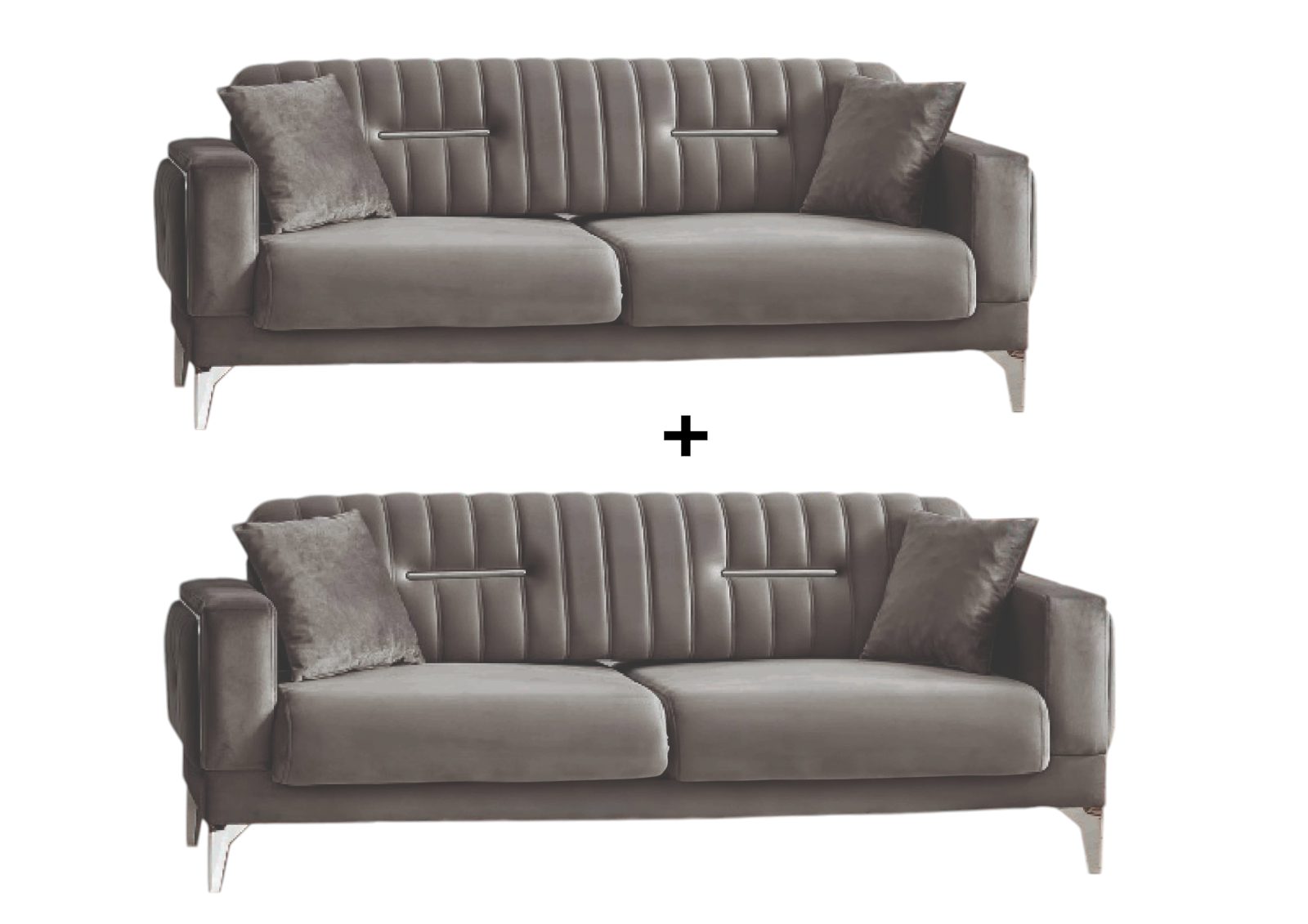 Pera Sofa Handmade Schlaffunktion Samtstoff