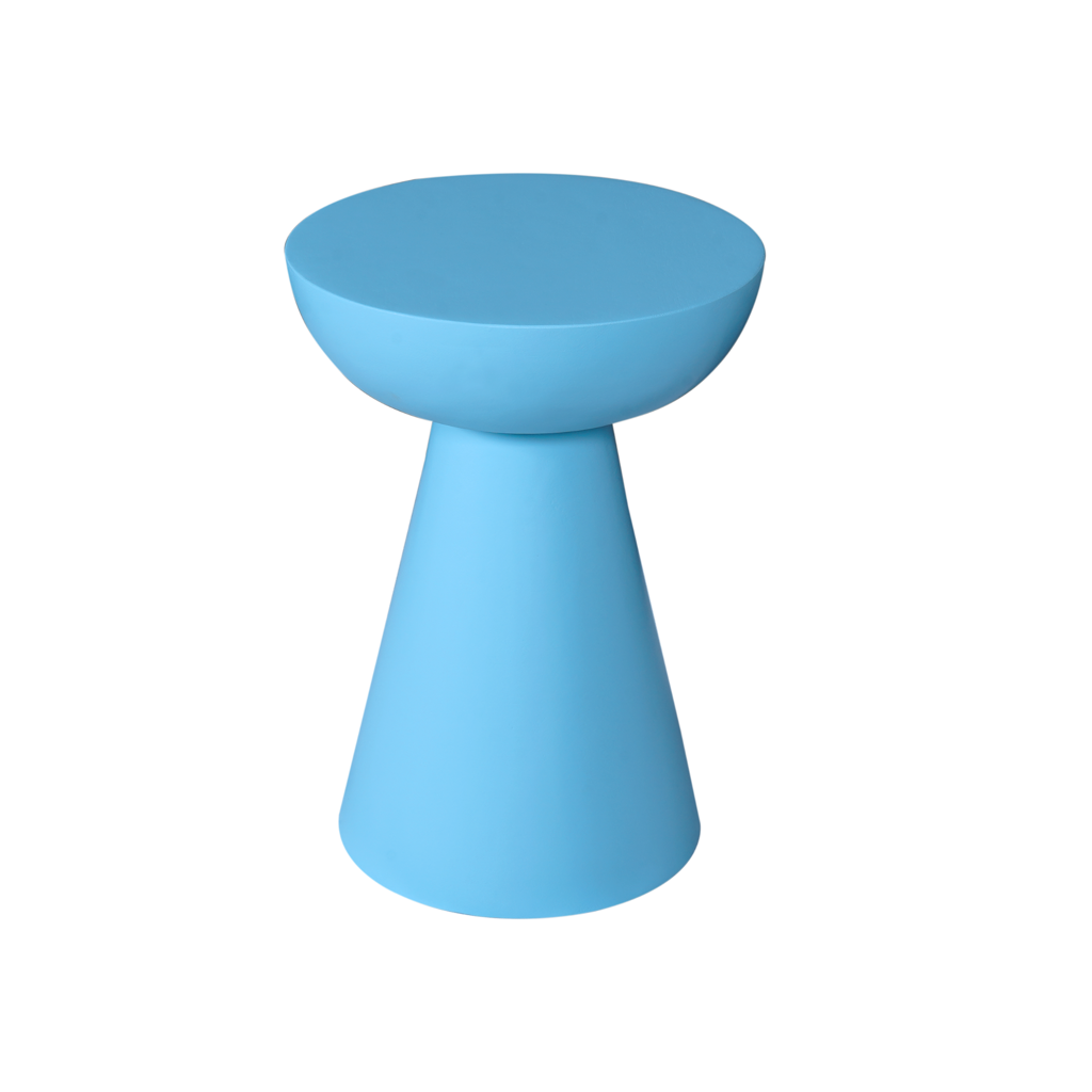 Beistelltisch Nilo Blau – Massives Mangoholz, individuelles Design, 30x30x42 cm