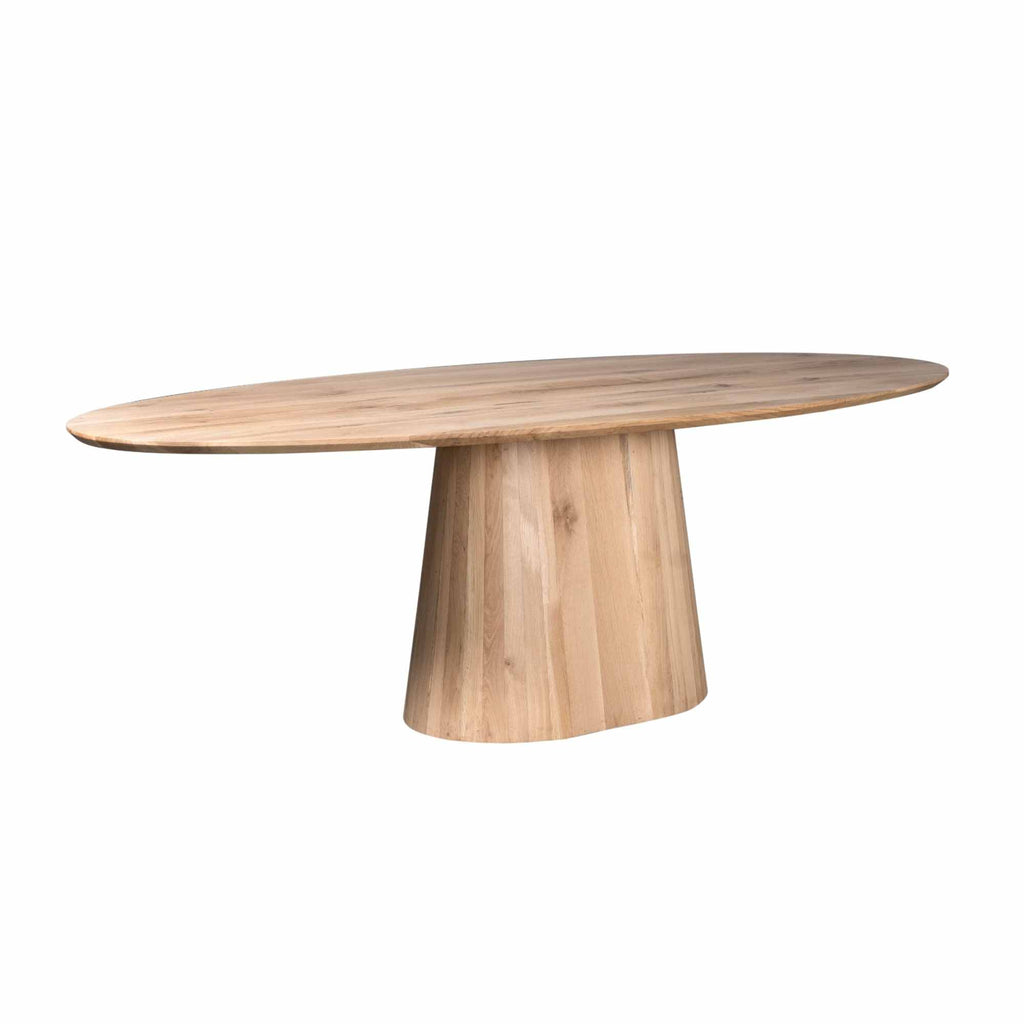 Ovaler Esstisch Verona – Natur-Eiche, 210 x 110 x 76 cm