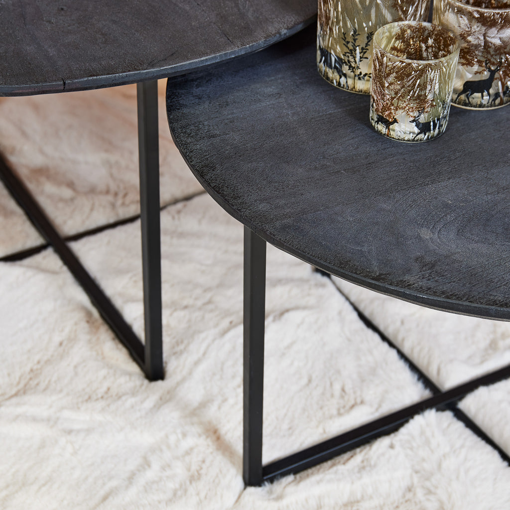 Couchtisch Arlington | Set von 2 Schwarz