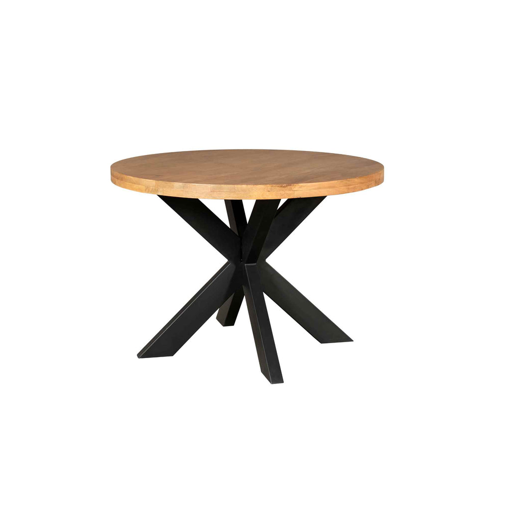 Esszimmer-Tisch Denver | Rund | Mangoholz | 110 cm