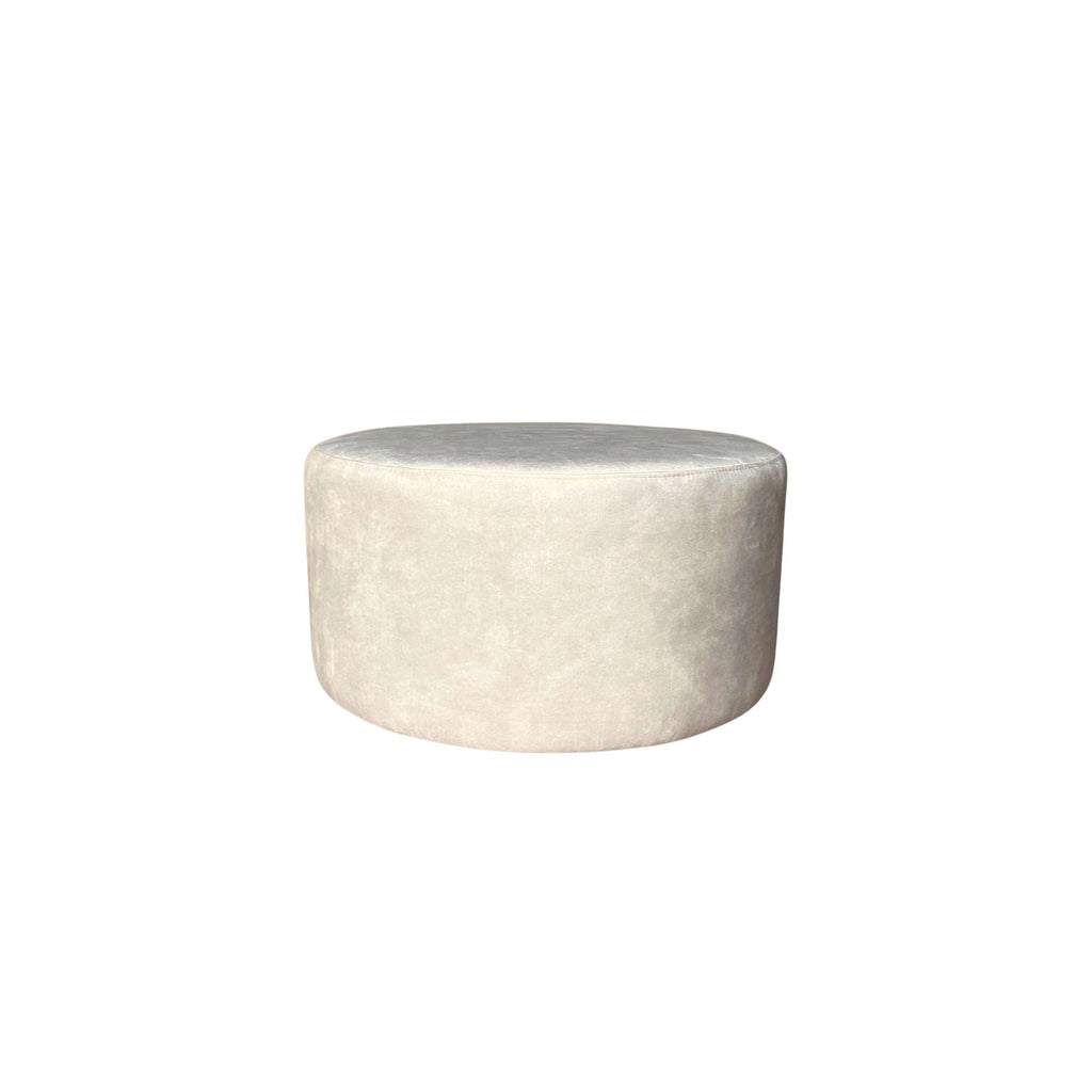 Runder Hocker MeinLieblingsplatz in Creme – vielseitig einsetzbar, 60 x 60 x 32 cm