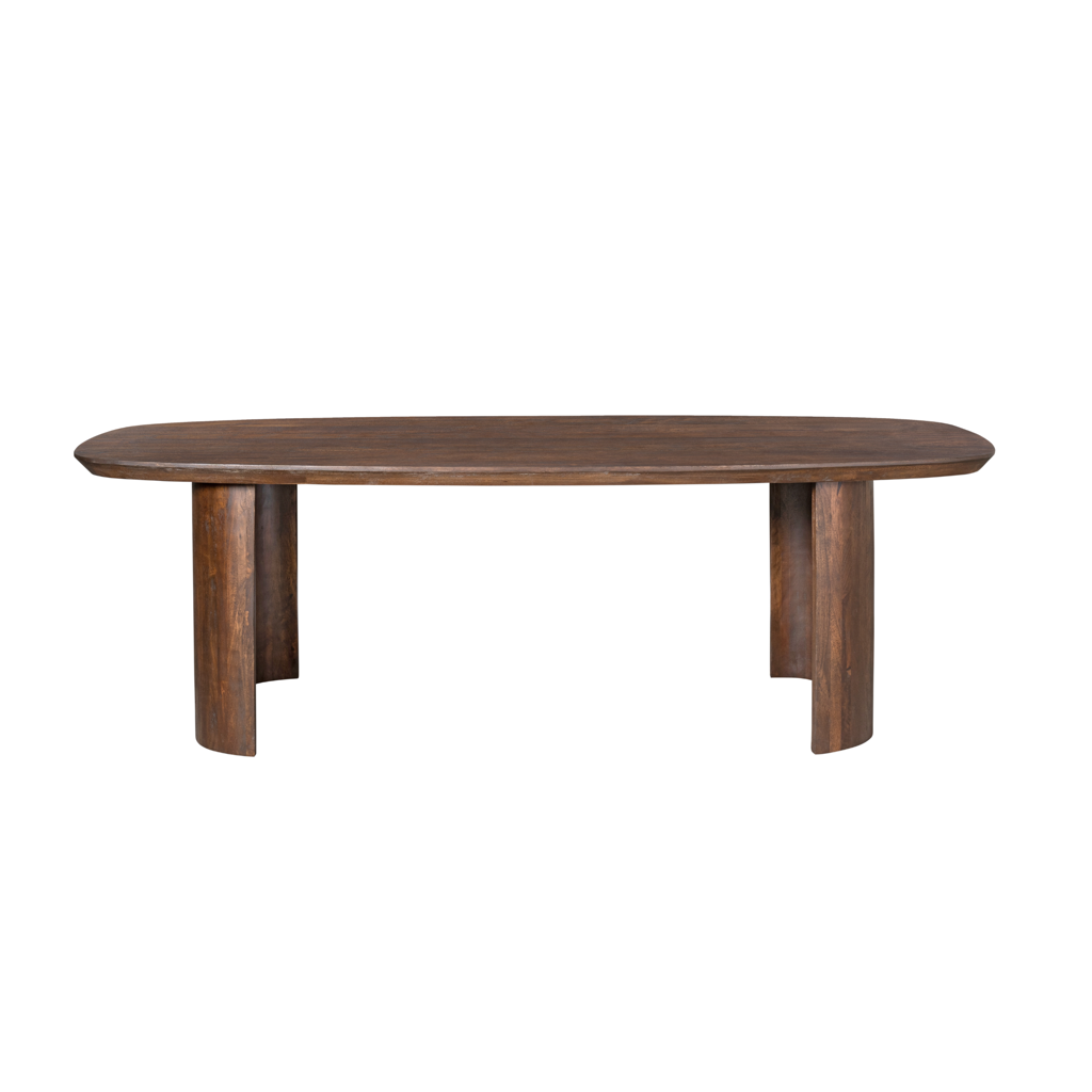 Esstisch Lunero – Massives Mangoholz Braun, 300 x 100 x 76 cm
