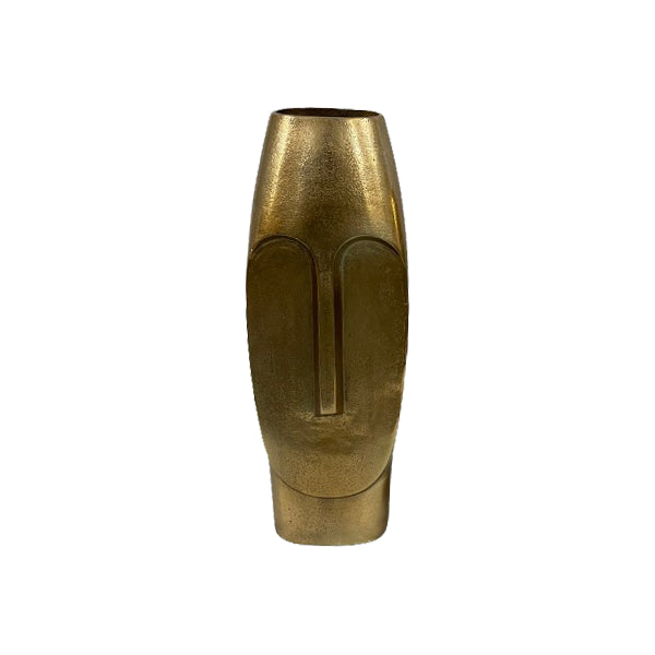 Vase Liv Antique Gold Large | Aluminium | 44 cm – Eleganz in Antikgold
