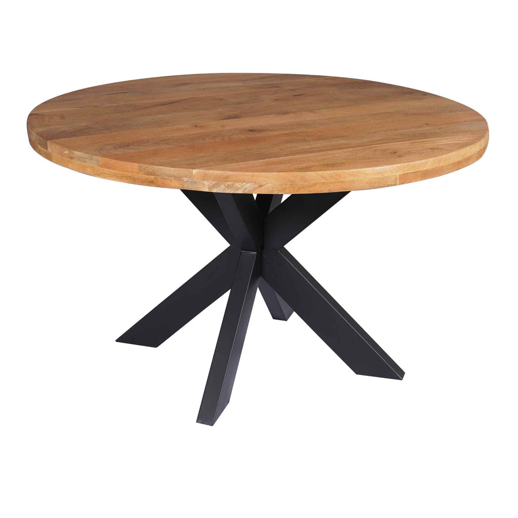 Esszimmer-Tisch Denver | Rund | Mangoholz | 140 cm