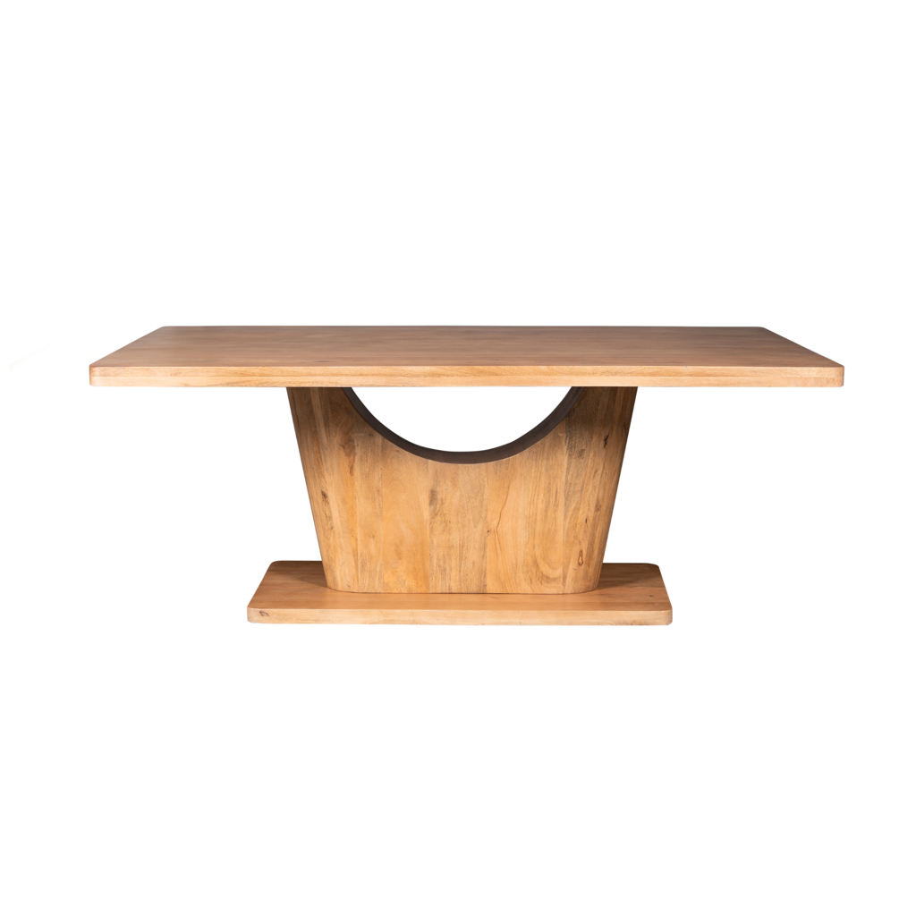 Esstisch CocoMer – Massives Mangoholz Naturfarben, 200 x 110 x 76 cm