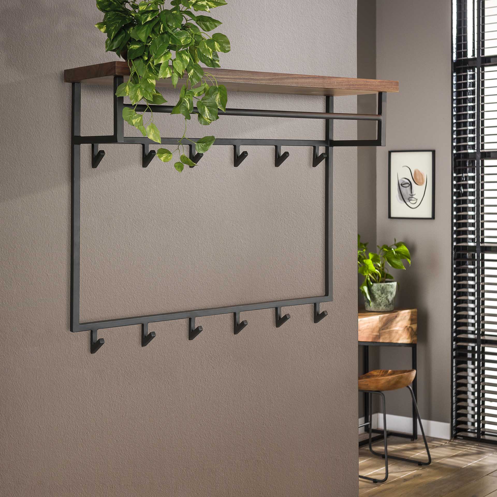 Garderobe – Aureo Oak – Massiv Saja natur