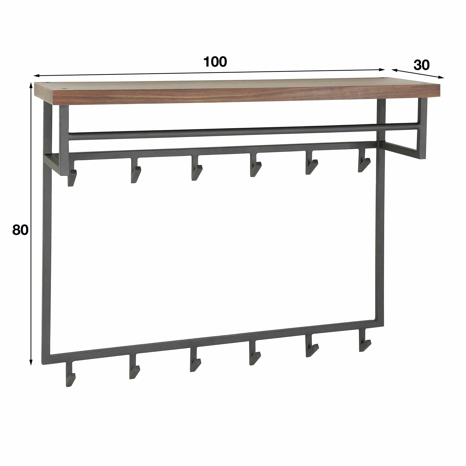 Garderobe – Aureo Oak – Massiv Saja natur