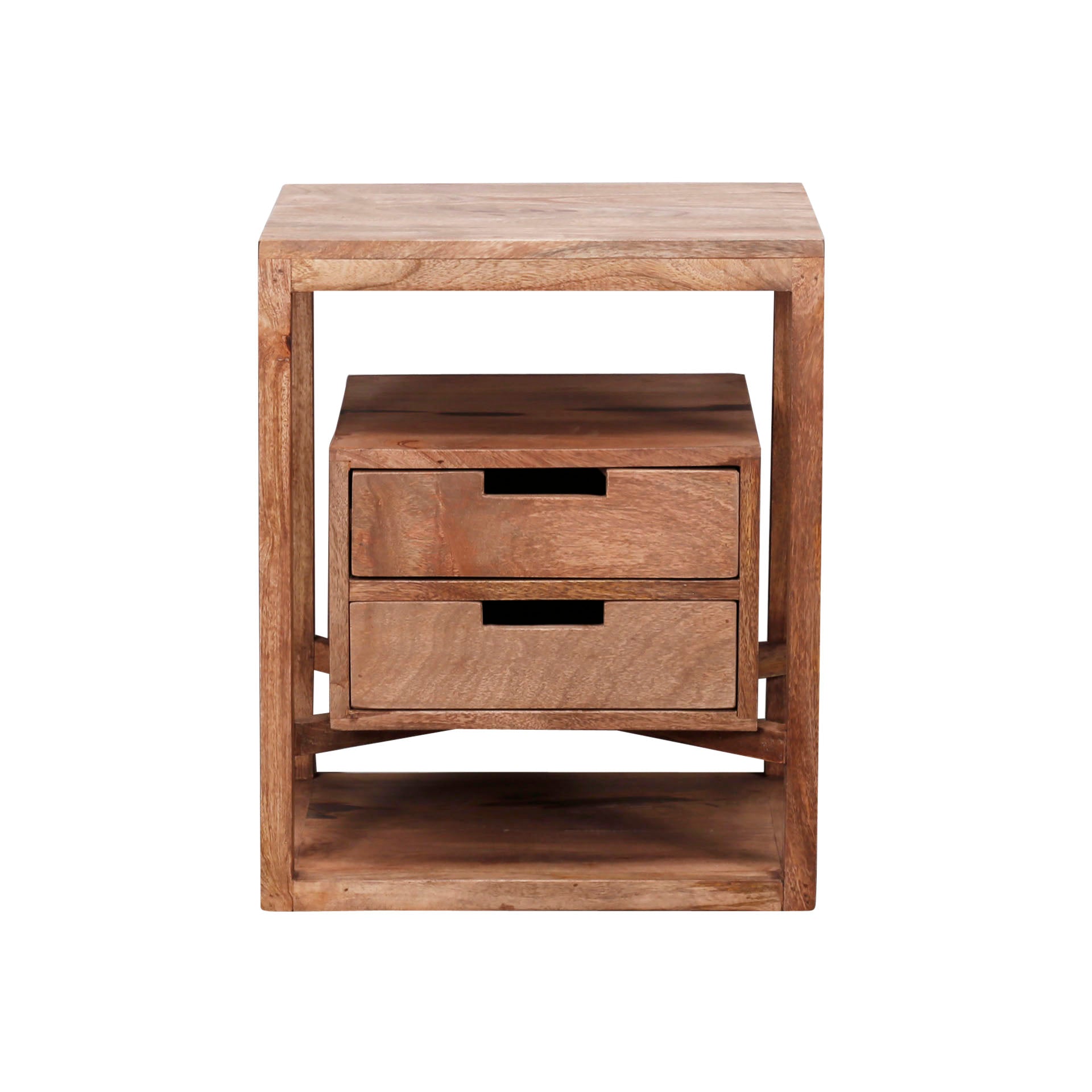 Beistelltisch – Natura Select – Massivholz Mango Sandfarbe